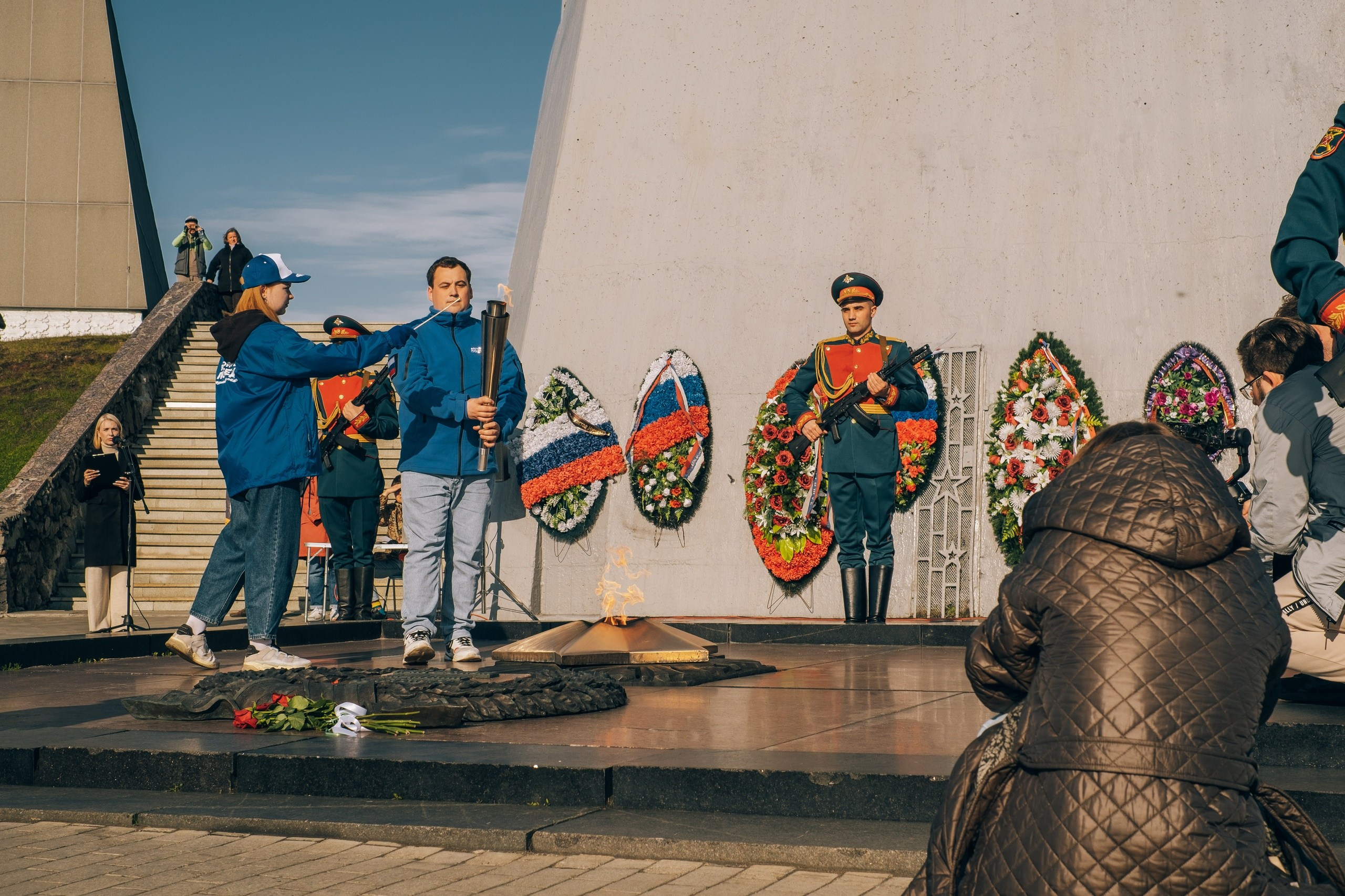 Репортаж церемонии «Путь Победы». Фотограф в Мурманске Полина Аленовская