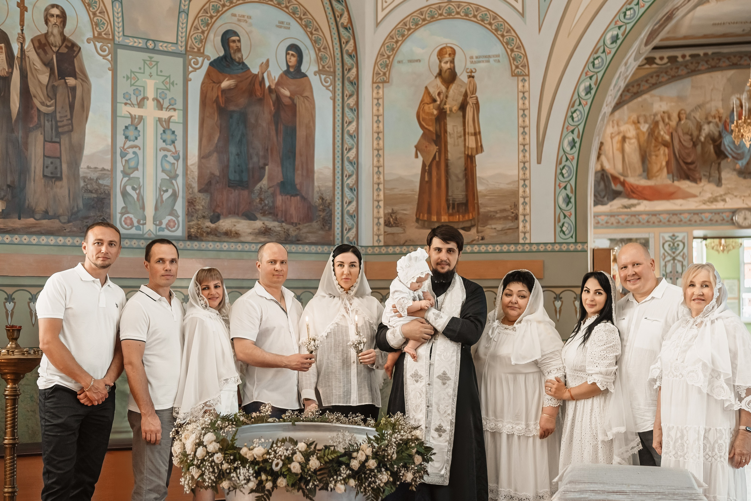 Крещение в храме Иоанна Богослова. Церковный фотограф на Таинство Крещения и Венчания в Оренбурге и Оренбургской области Екатерина Белкина