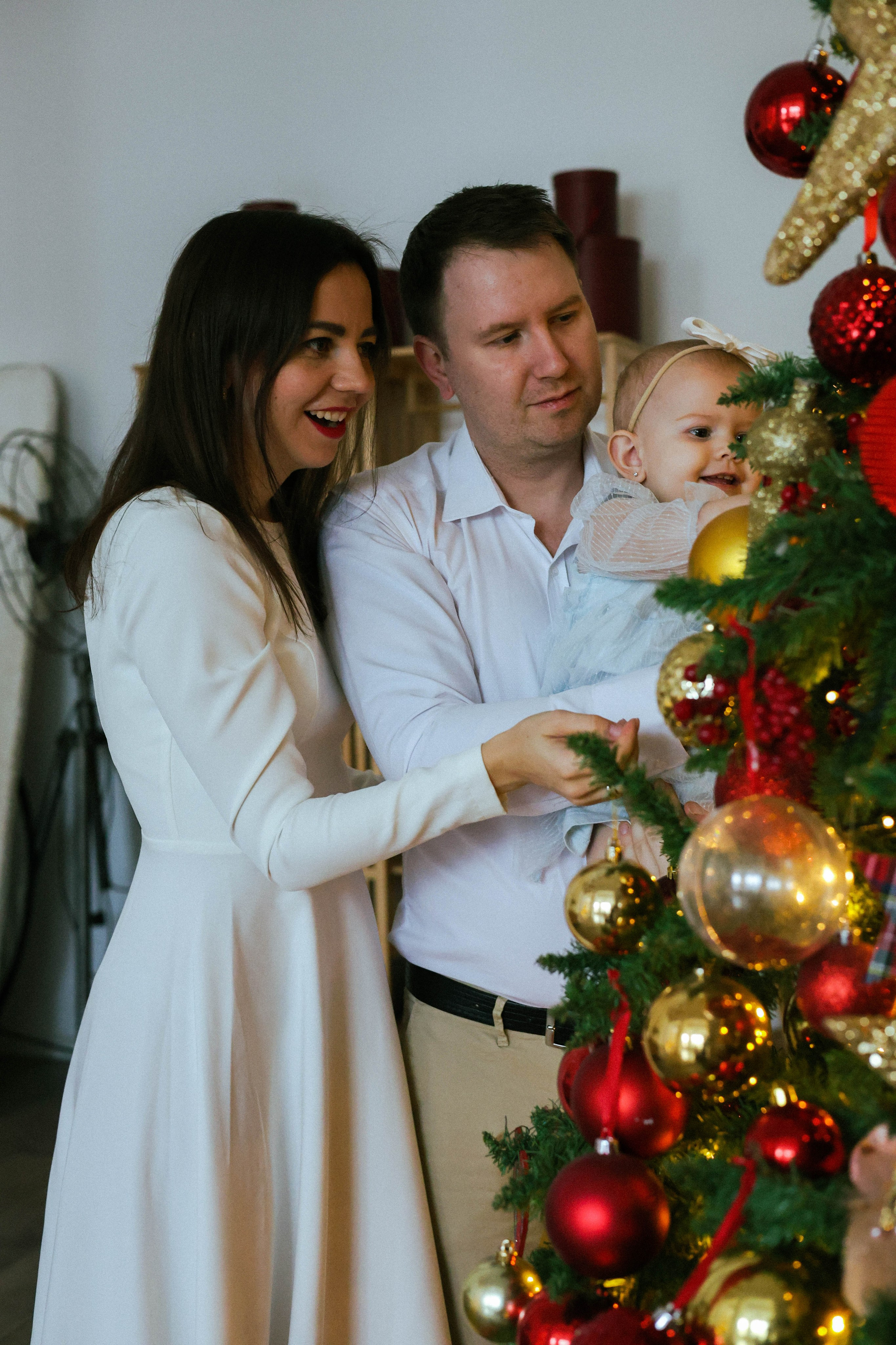 Новогодняя история «Ирина и ее семья». Фотограф в Москве Анастасия Калинина