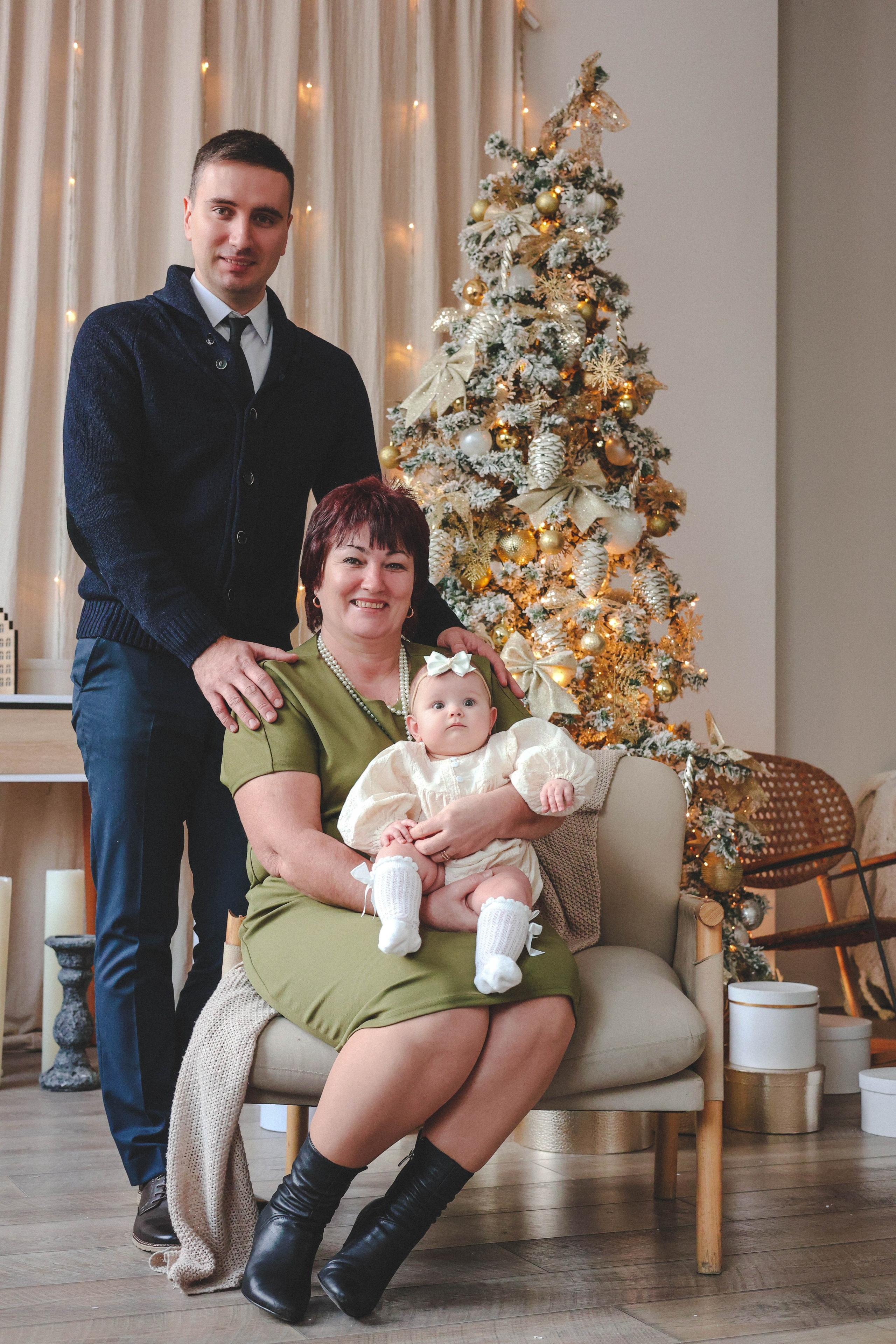 Новогодняя история «Светлана и ее семья». Фотограф в Москве Анастасия Калинина