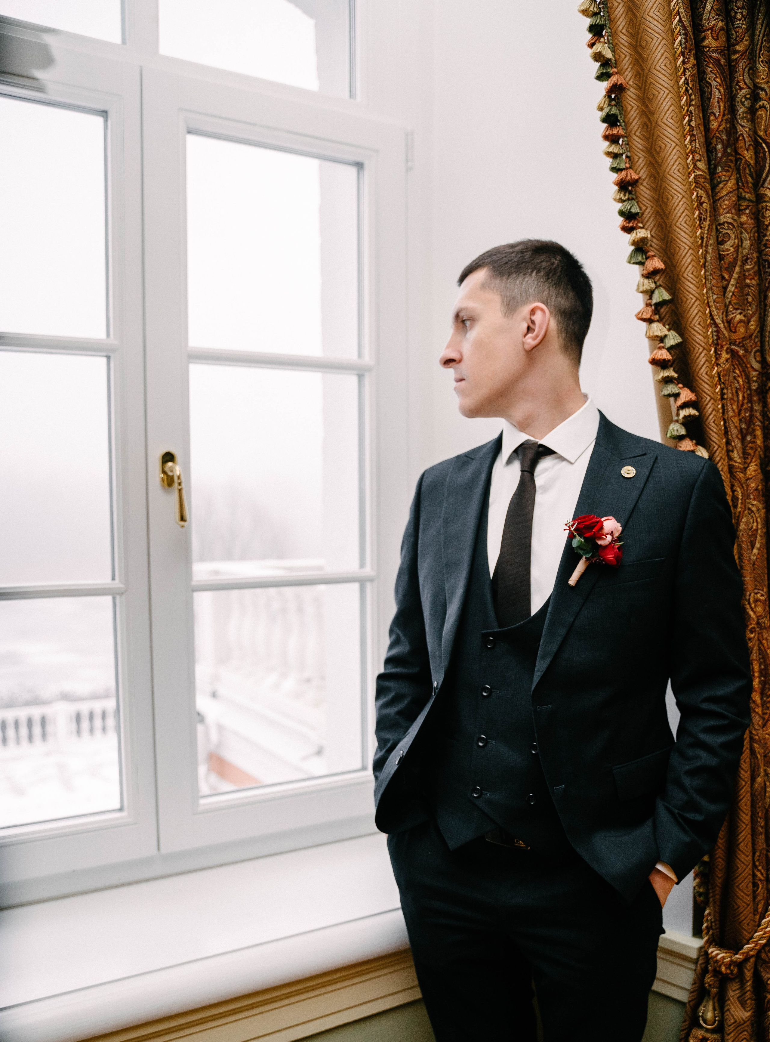 Зимняя свадебная фотосессия молодоженов. Свадебный и семейный фотограф из Воронежа|Москвы Бубнова Екатерина