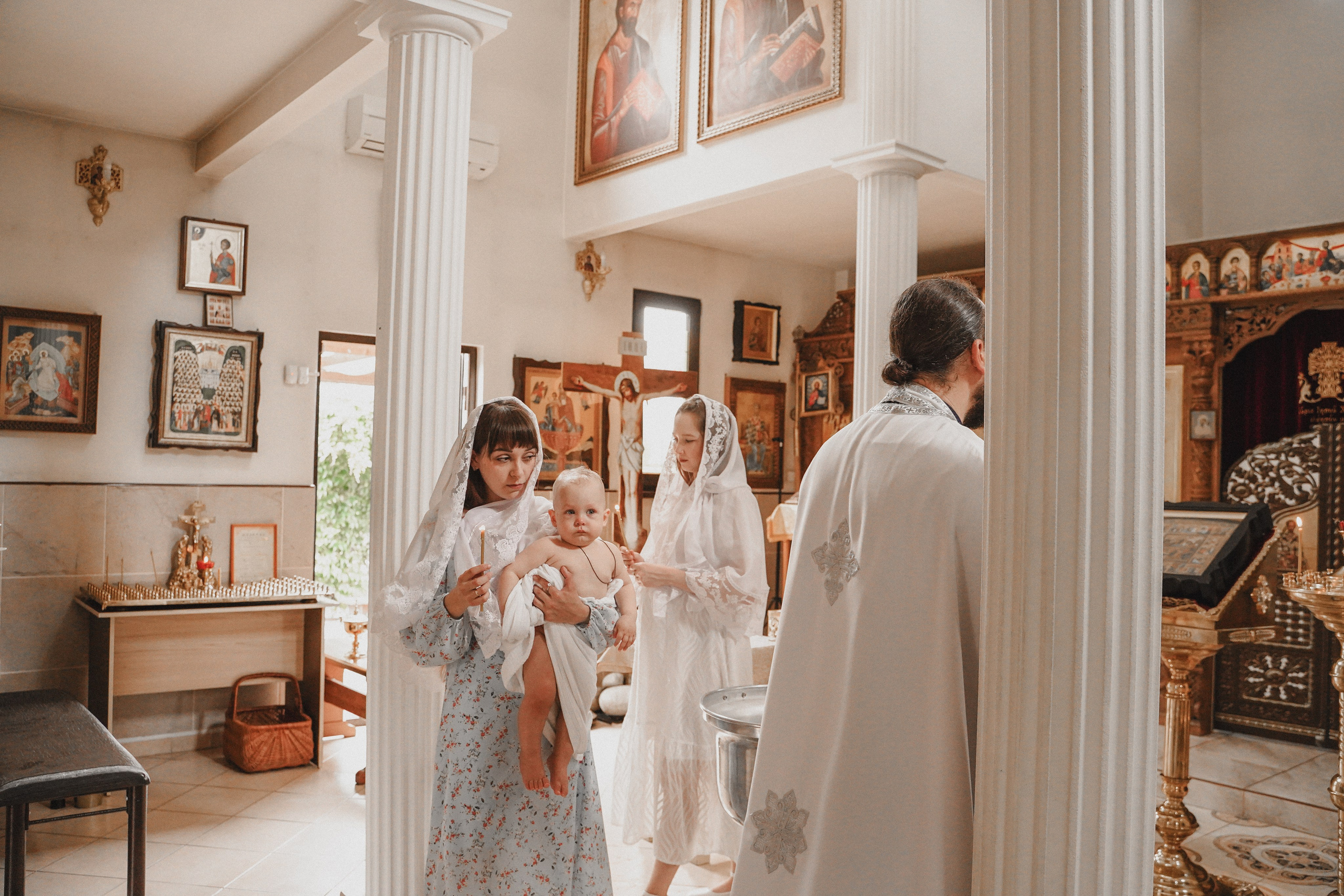 Крещение Лёвы. Семейный и женский фотограф в Краснодаре Анастасия Приймак