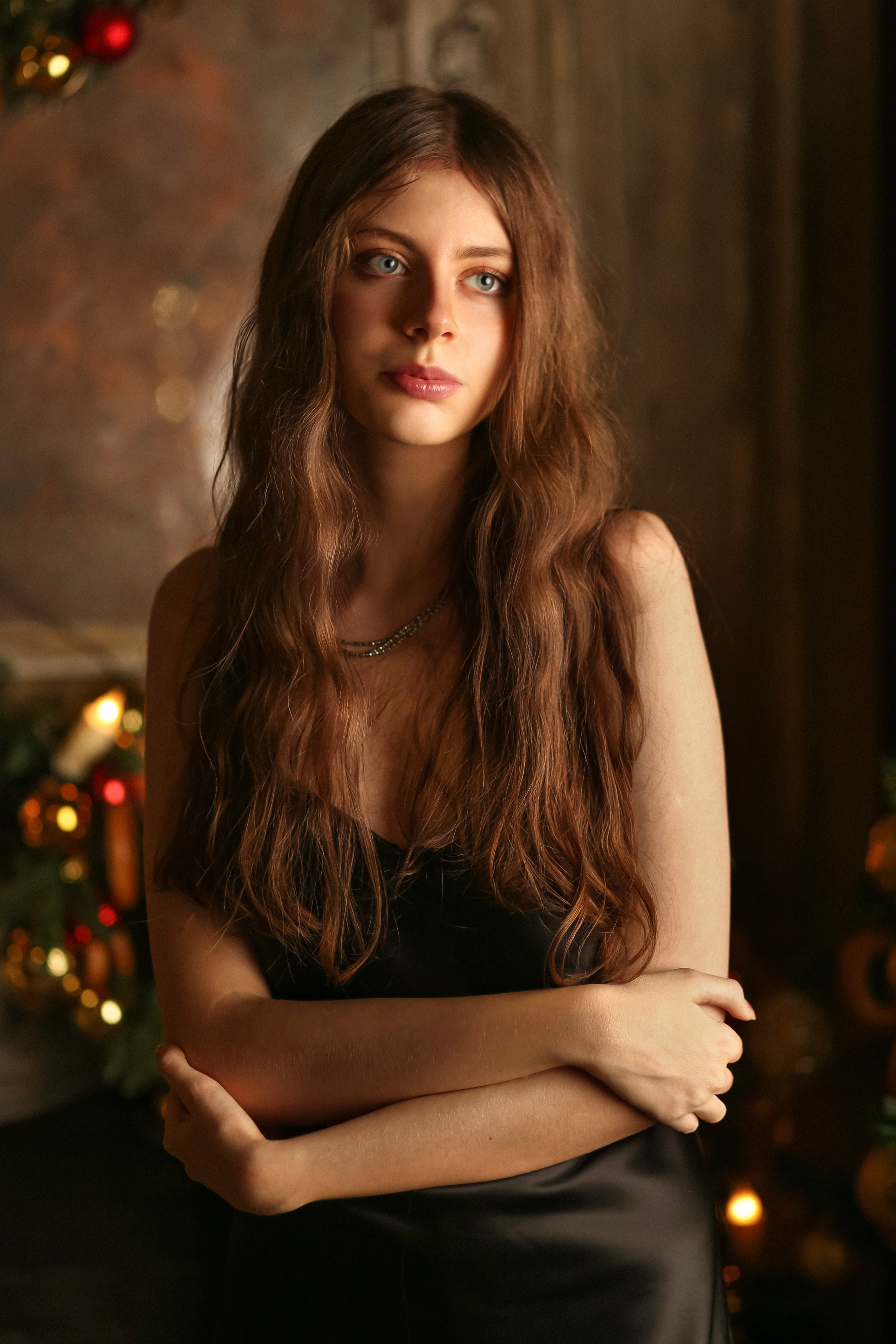 Новогодняя съемка в Cross fotostudio. Семейный фотограф в Москве и МО Варвара Шаранова