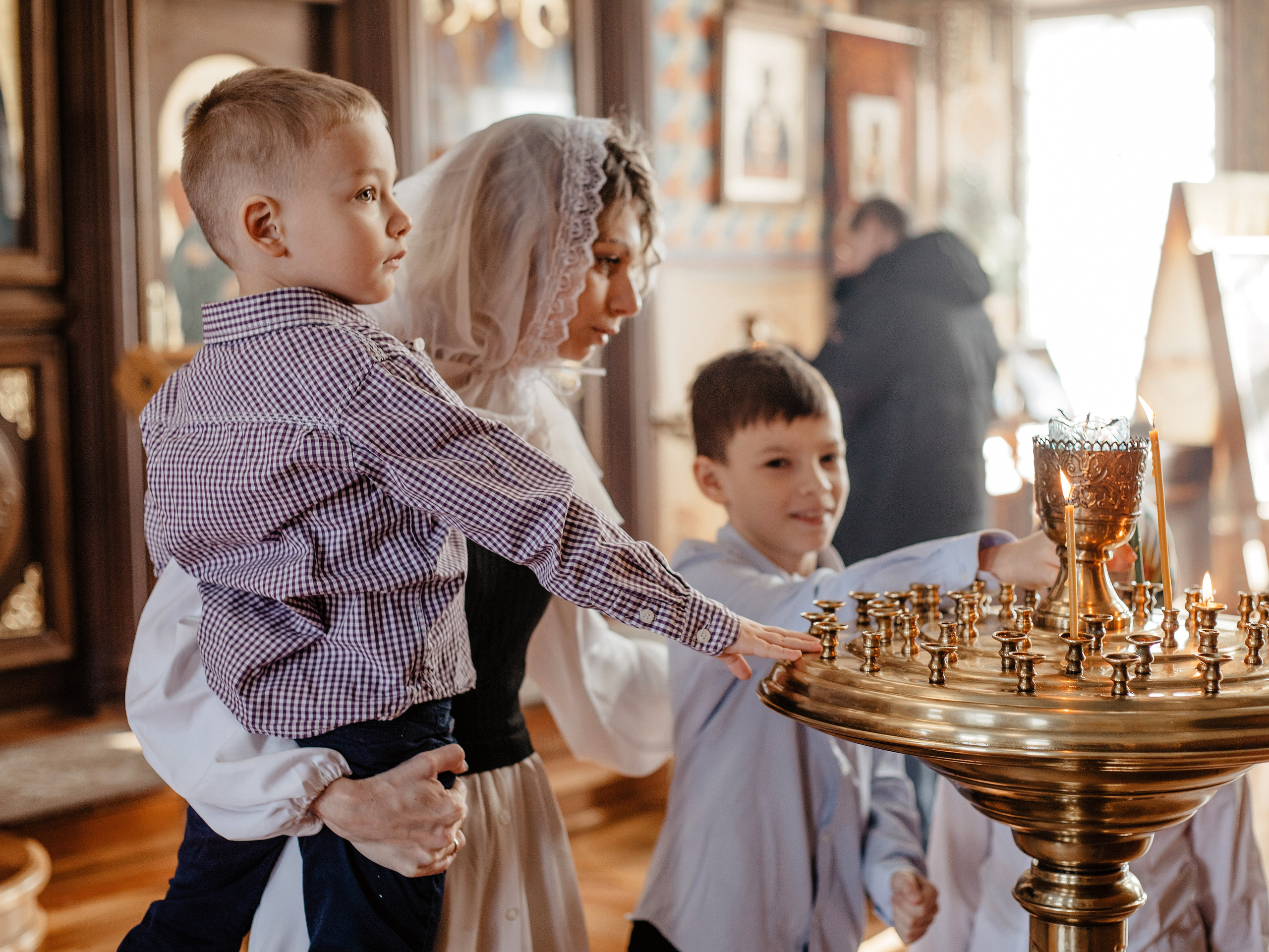 Крещение Евгения и Артема. Семейный и детский фотограф в  г. Екатеринбурге Холодова Юлия