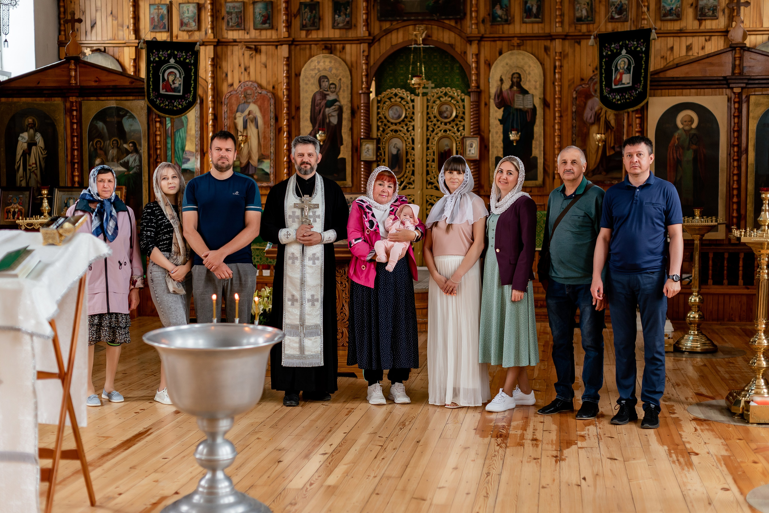 Крещение Ксении. Фотограф Татьяна Иванчикова