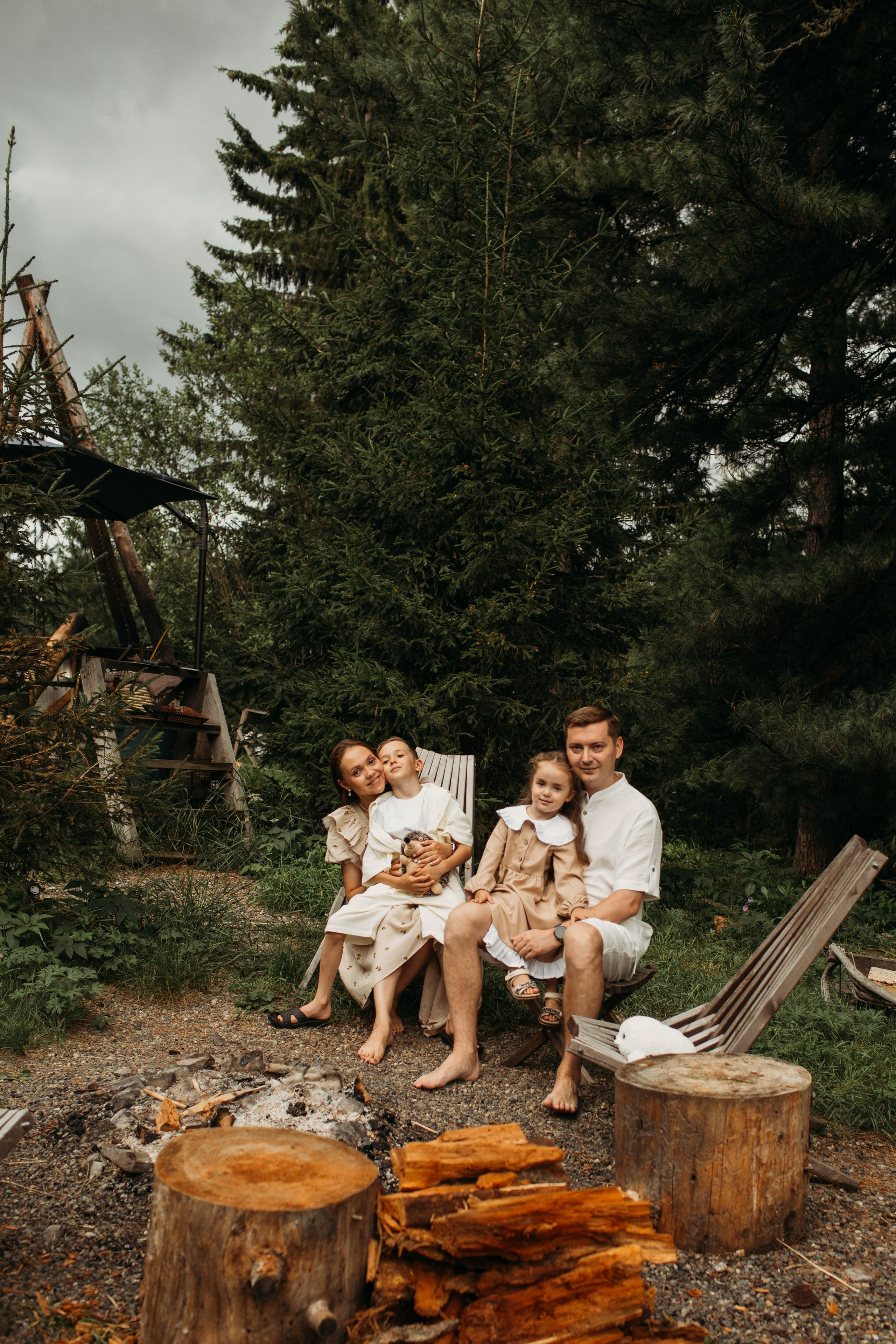 Ульяна, Миша, Таня, Леша. Семейный фотограф Томск