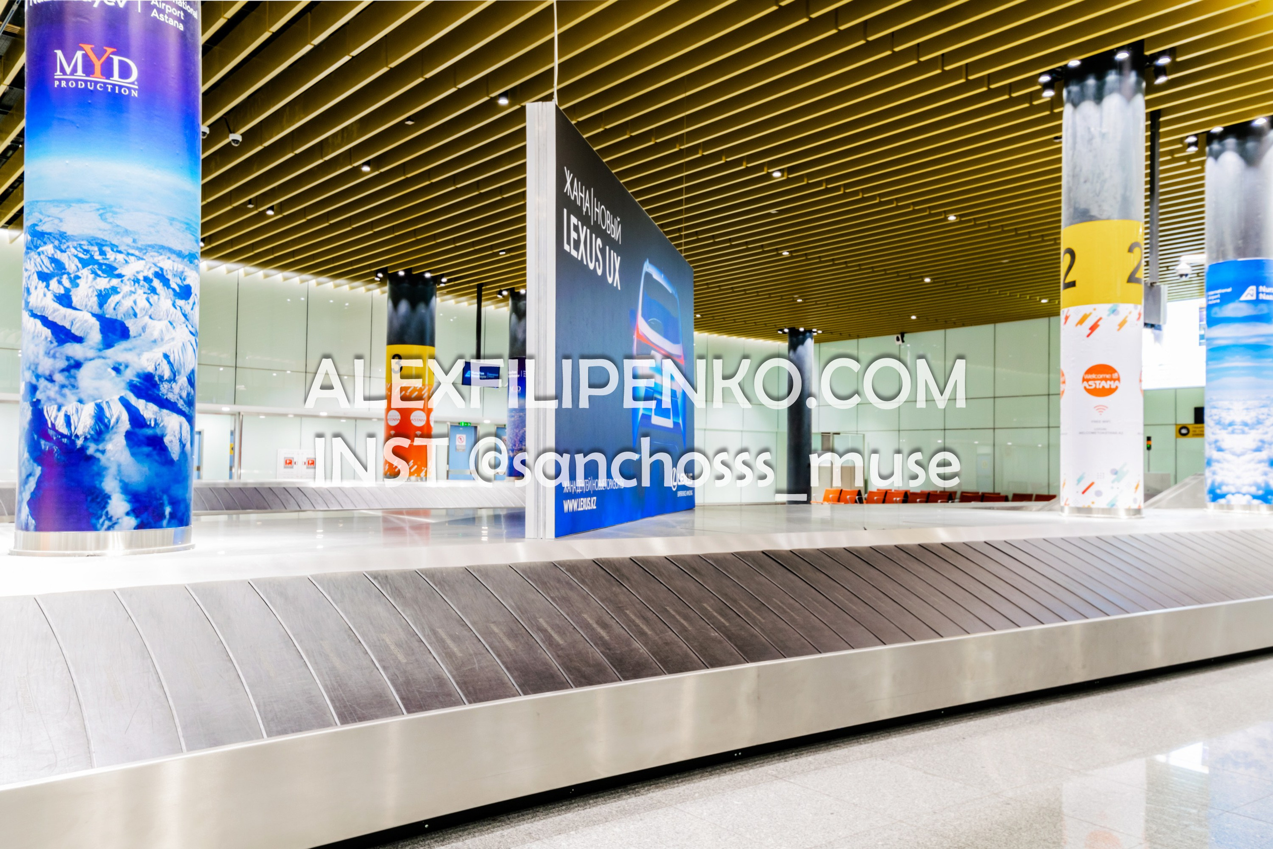 Фотосъемка для рекламного оператора MYD Production в Аэропорту Астаны. Фотограф интерьера недвижимости и архитектуры в Астане