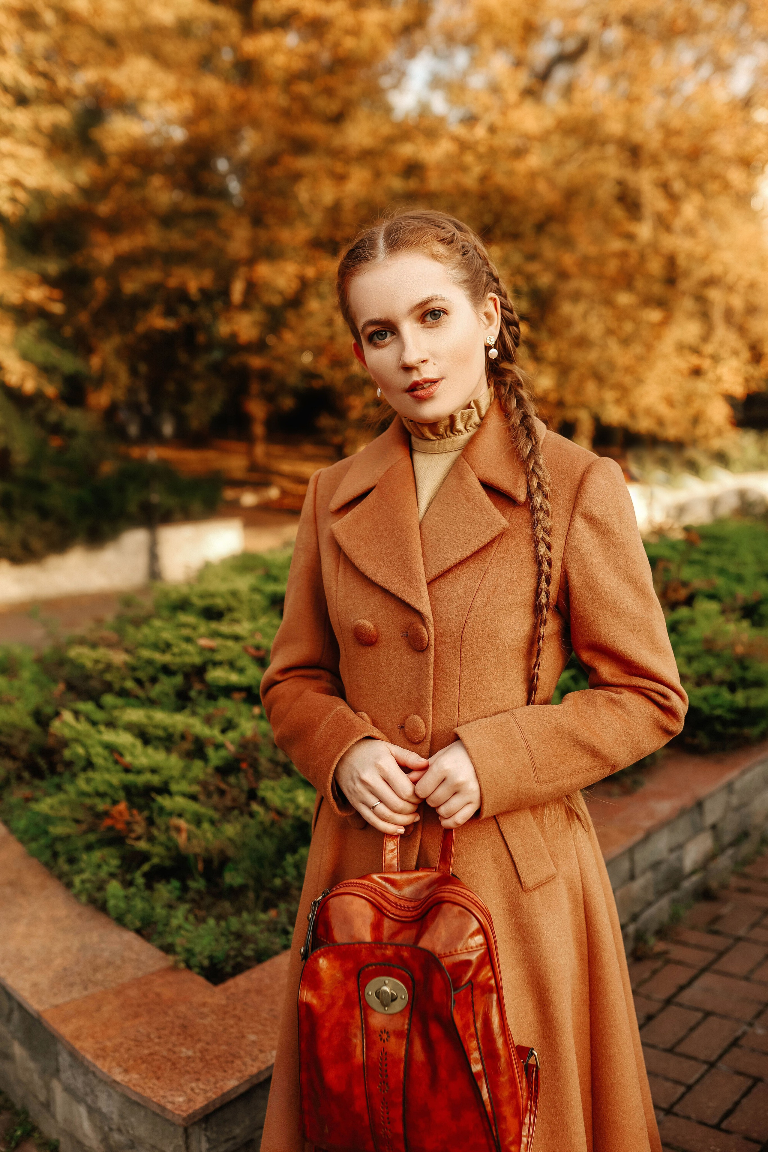 Женская осеняя винтажная фотосессия в Москве. Свадебный и семейный фотограф в Москве
