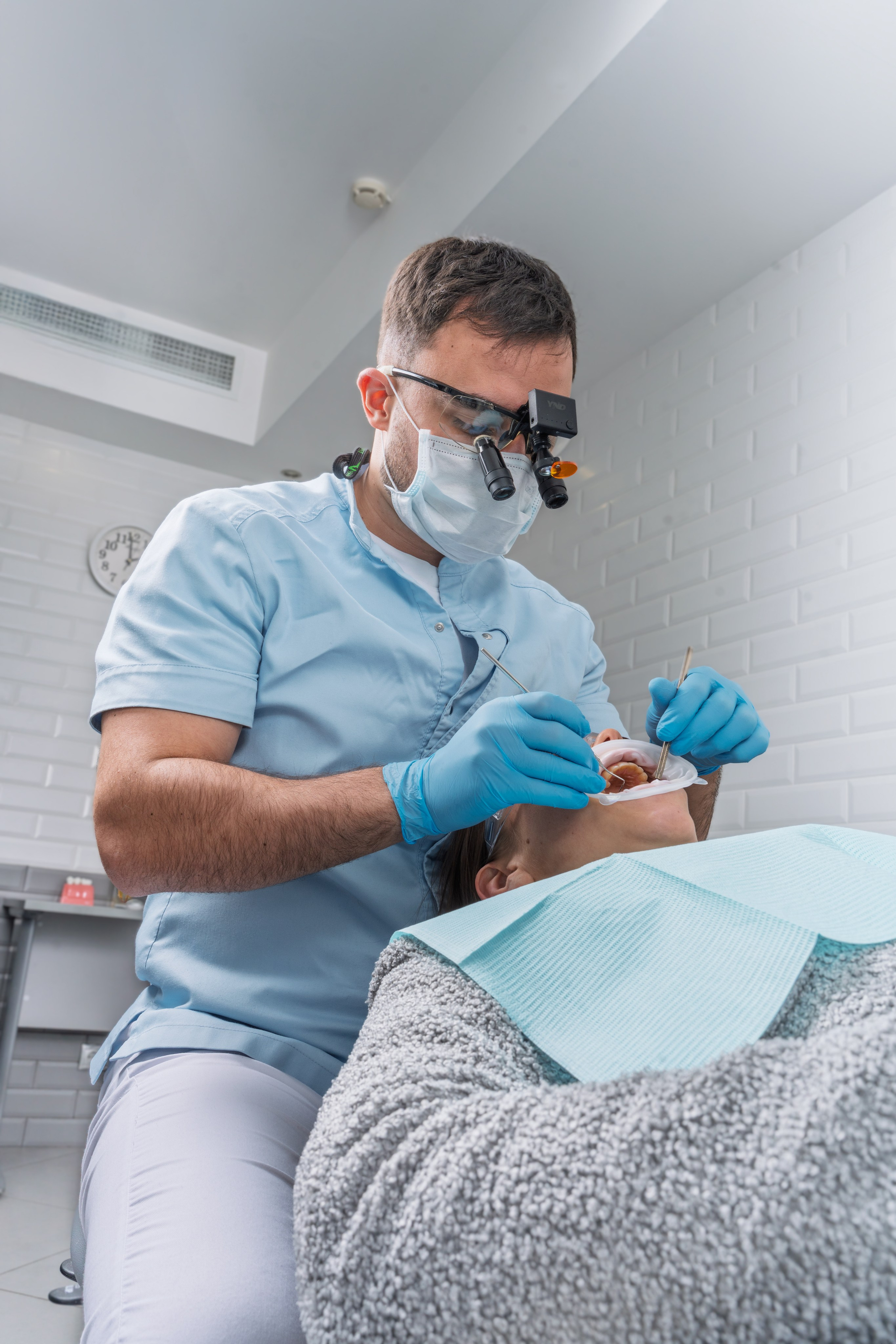 Съёмка для стоматологической клиники Prime smile. Портретный фотограф в Москве Фарид Леонов