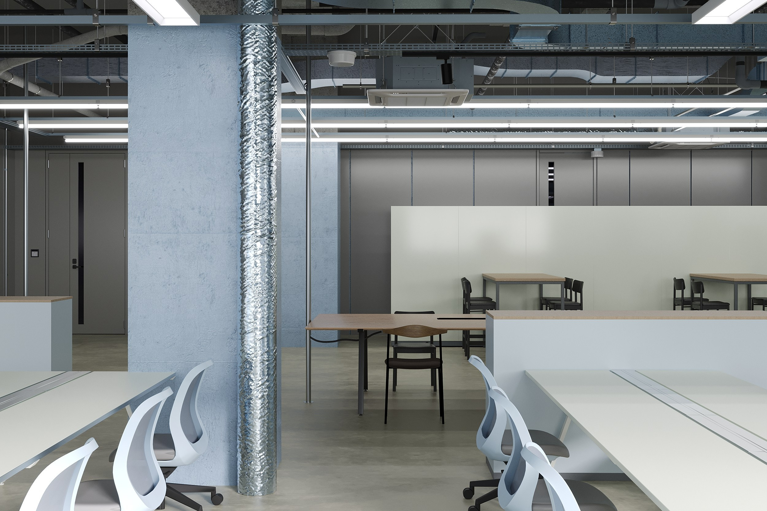 Офис. 3D визуализация