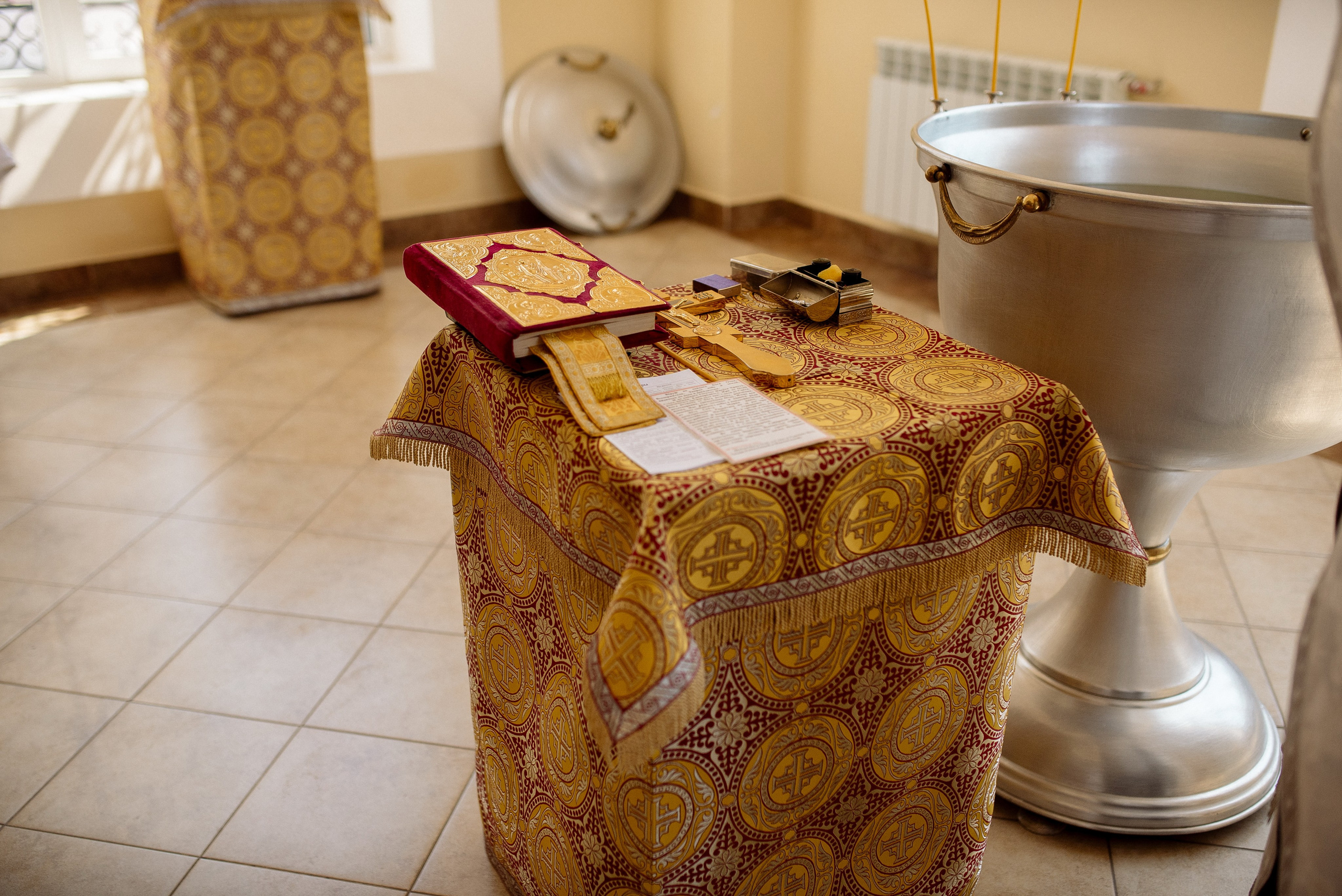 Крещение Сашули. Фотограф Мария Стрелкова