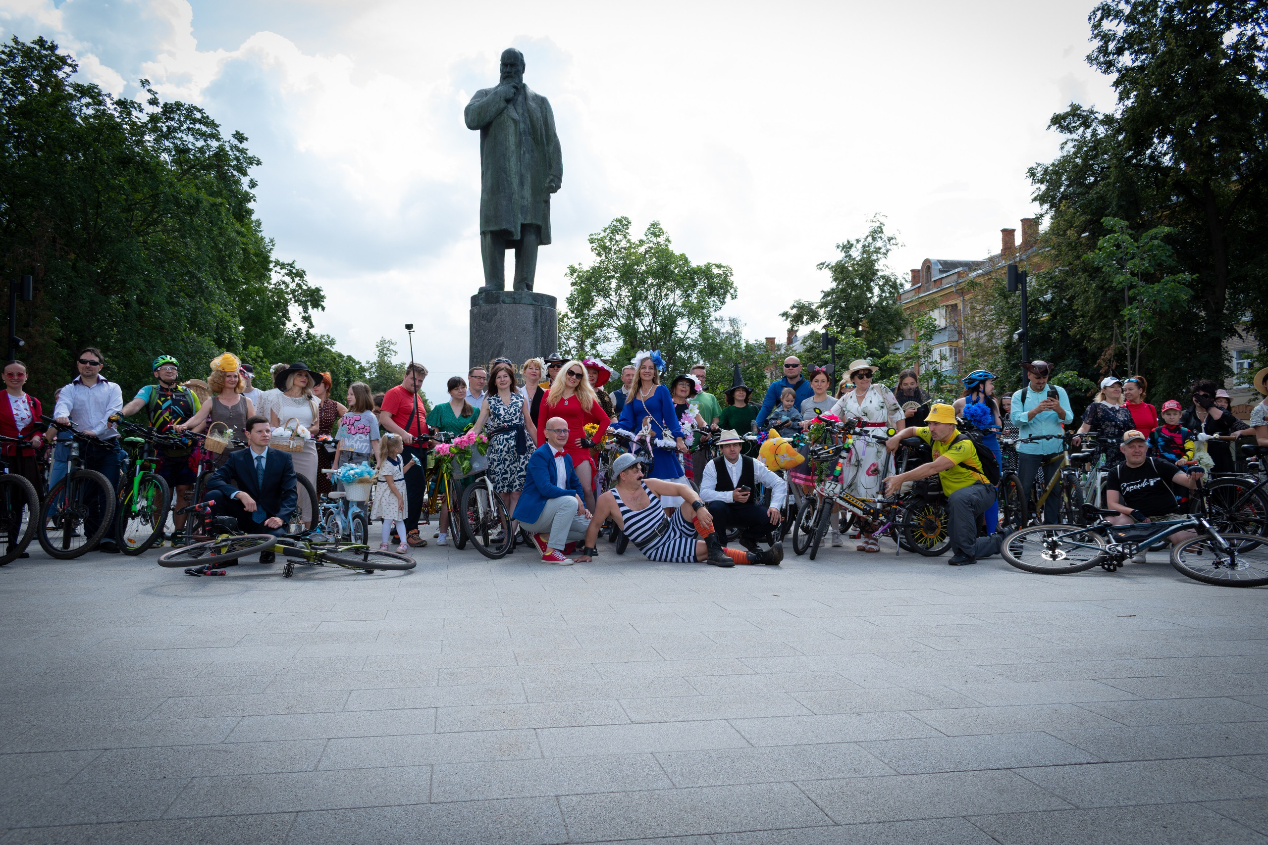 «Леди на велосипеде» — велопробег по г. Жуковскому 2025. Репортажный фотограф Сыбер Мартти