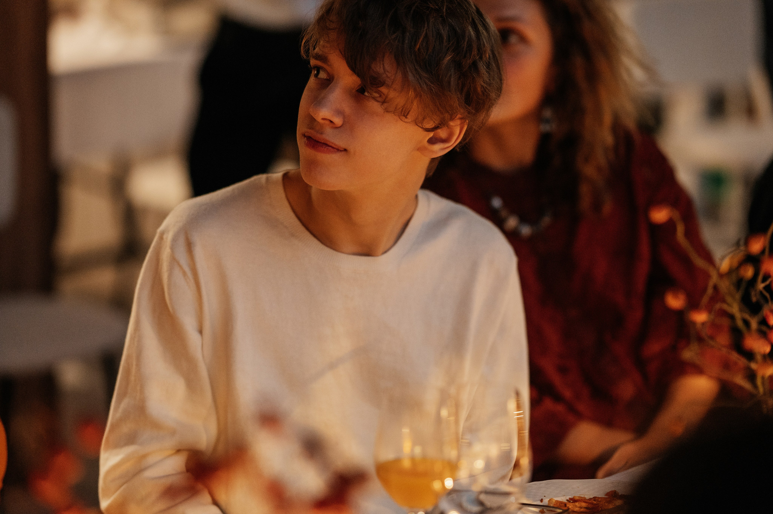 Невероятно атмосферный семейный ужин. Wedding photographer in Moscow and around the world Andrey Medvednikov