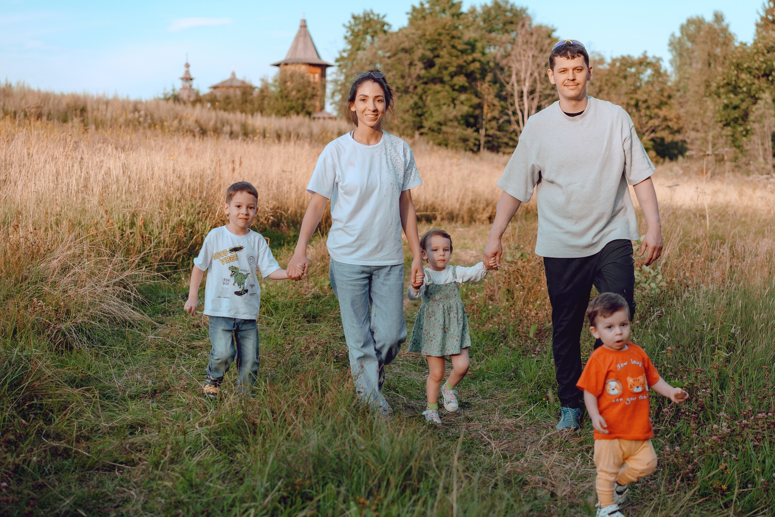 Семья Родиона и Сюзанны. Портретный и семейный фотограф в Москве/Видное