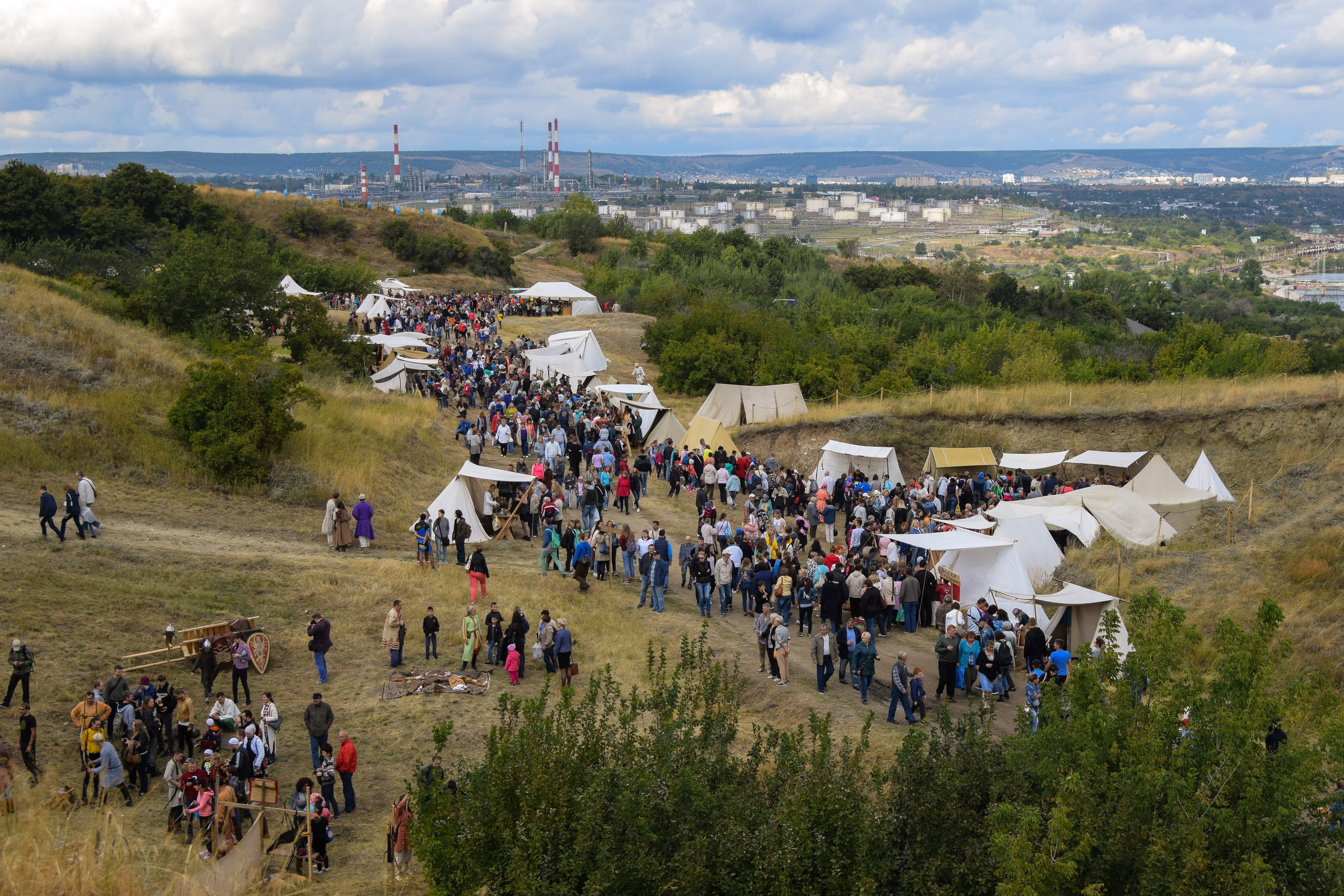 Фестиваль «Укек — Один день средневекового города». Пазл —организация фестивалей, ярмарок, выставок в Саратове