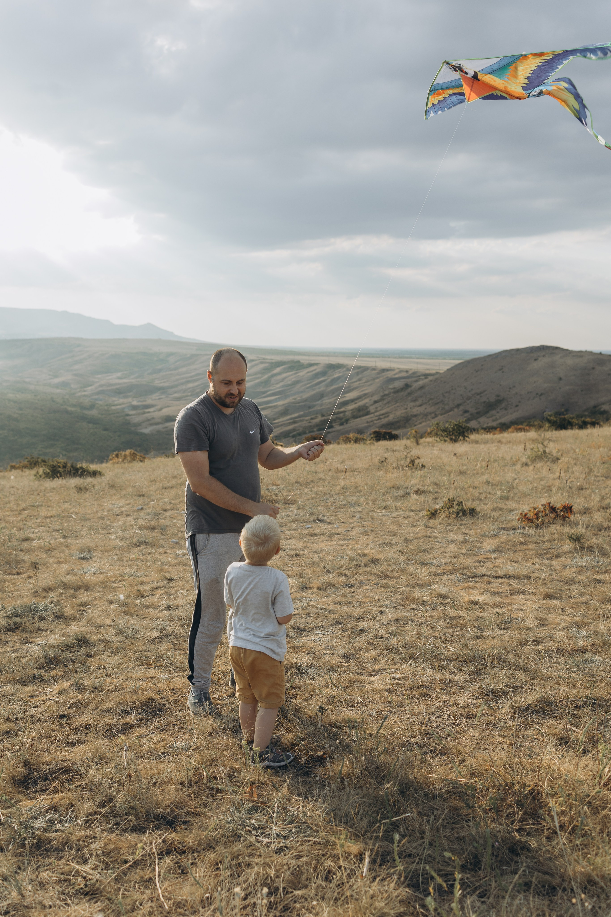 Воздушный змей. Семейный фотограф в Москве Виктория Ястребинская