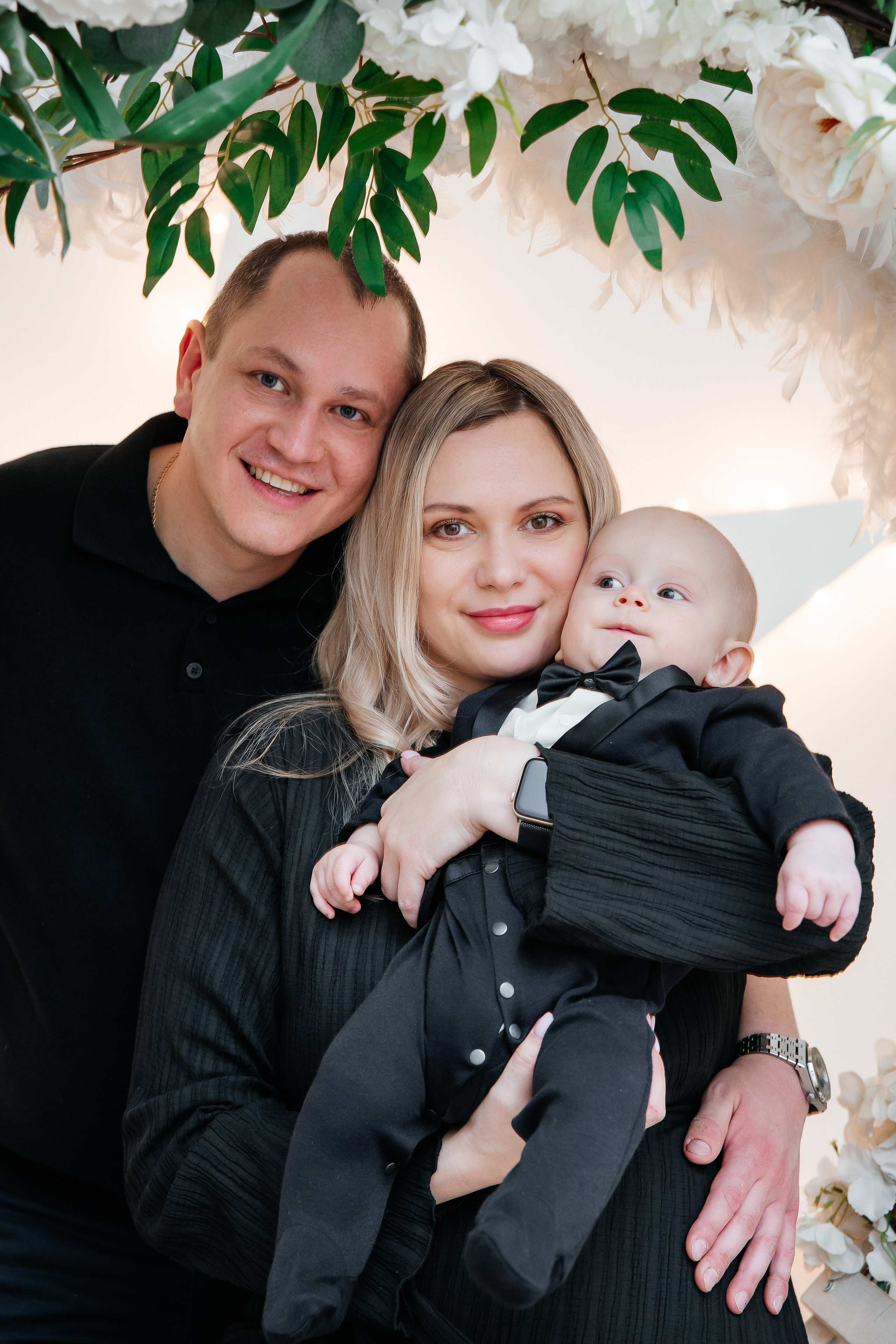 Семейная фотосессия: Первый Новый год. Свадебный и семейный фотограф в Москве Красинская Мария