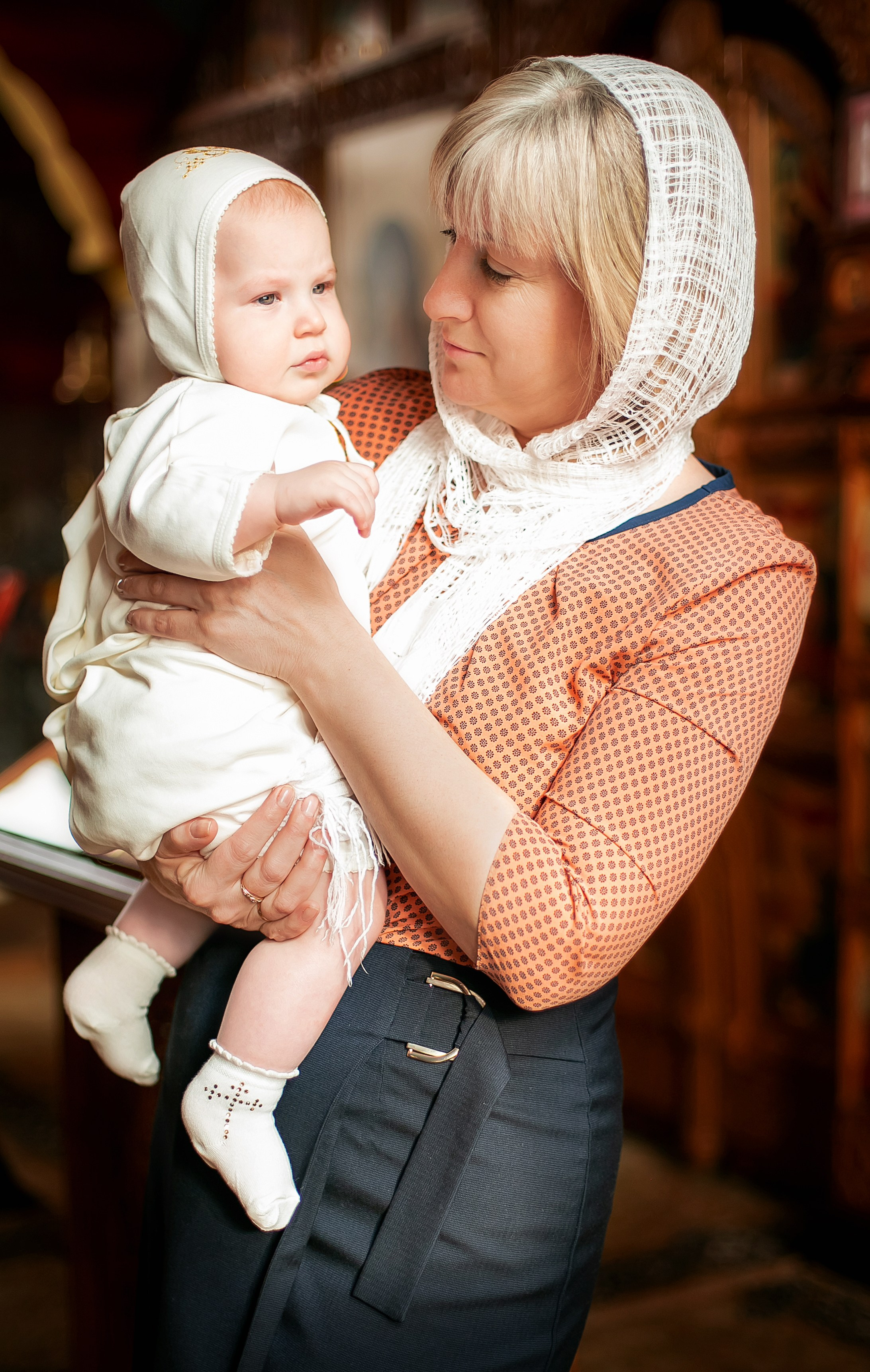 Крещение. Семейный и детский фотограф в Москве Ольга Кривенцова