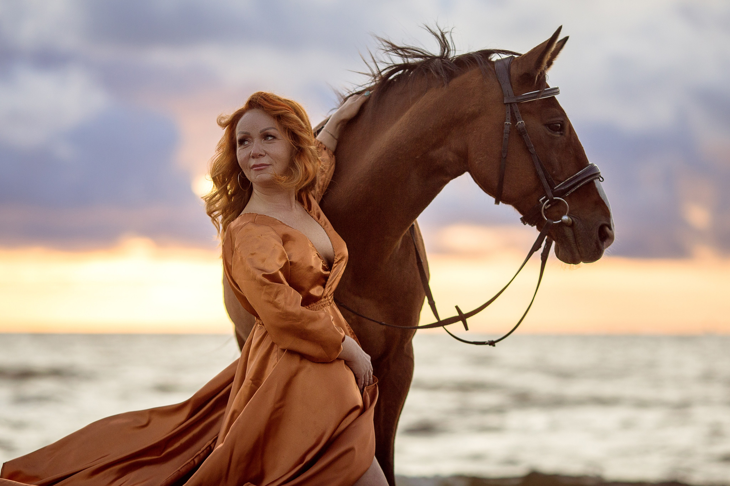 Фотосессия на берегу Белого моря