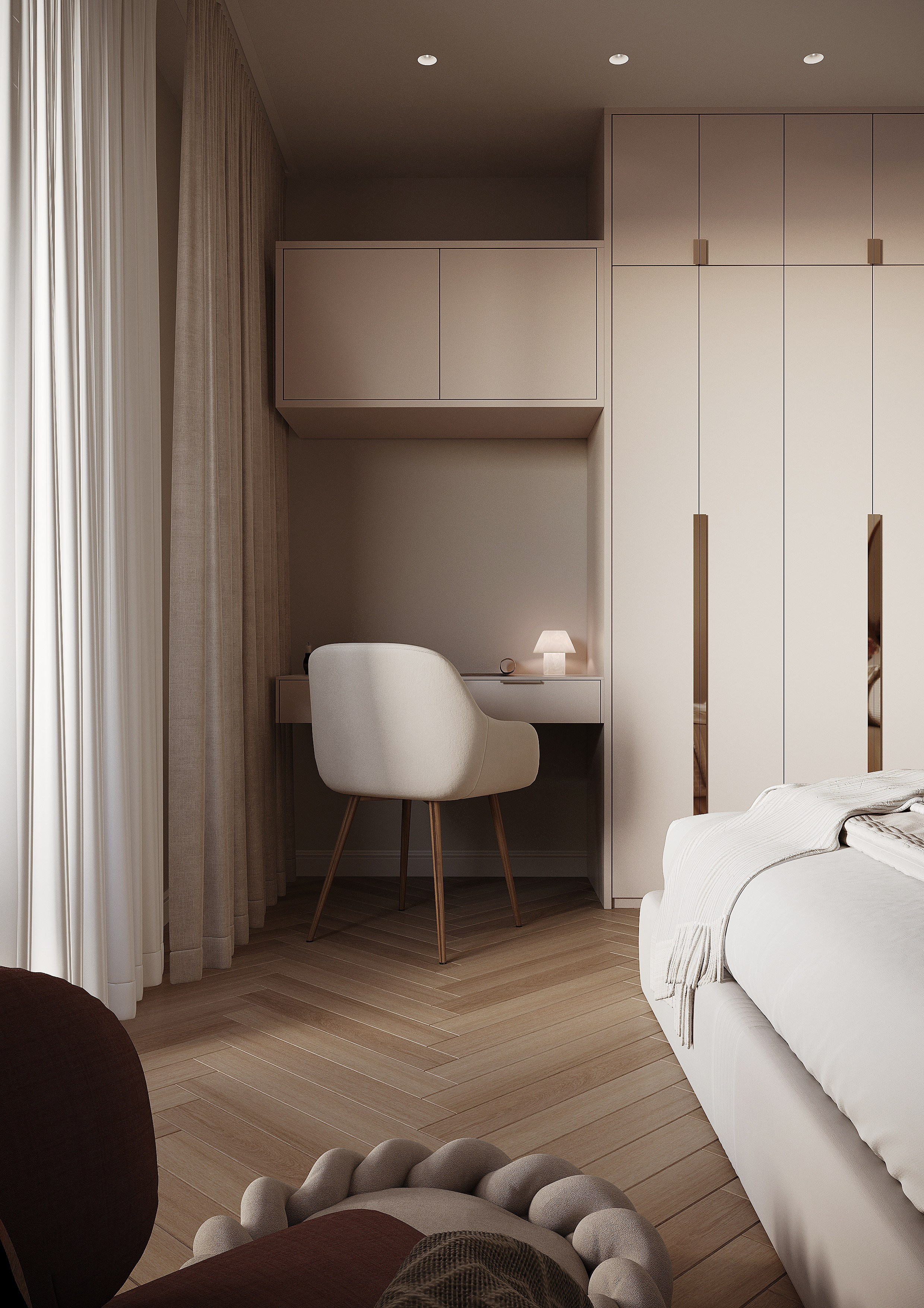 Просторная нежная квартира для милых девушек. Батракова Наталья дизайнер интерьеров Санкт-Петербург Москва Архангель