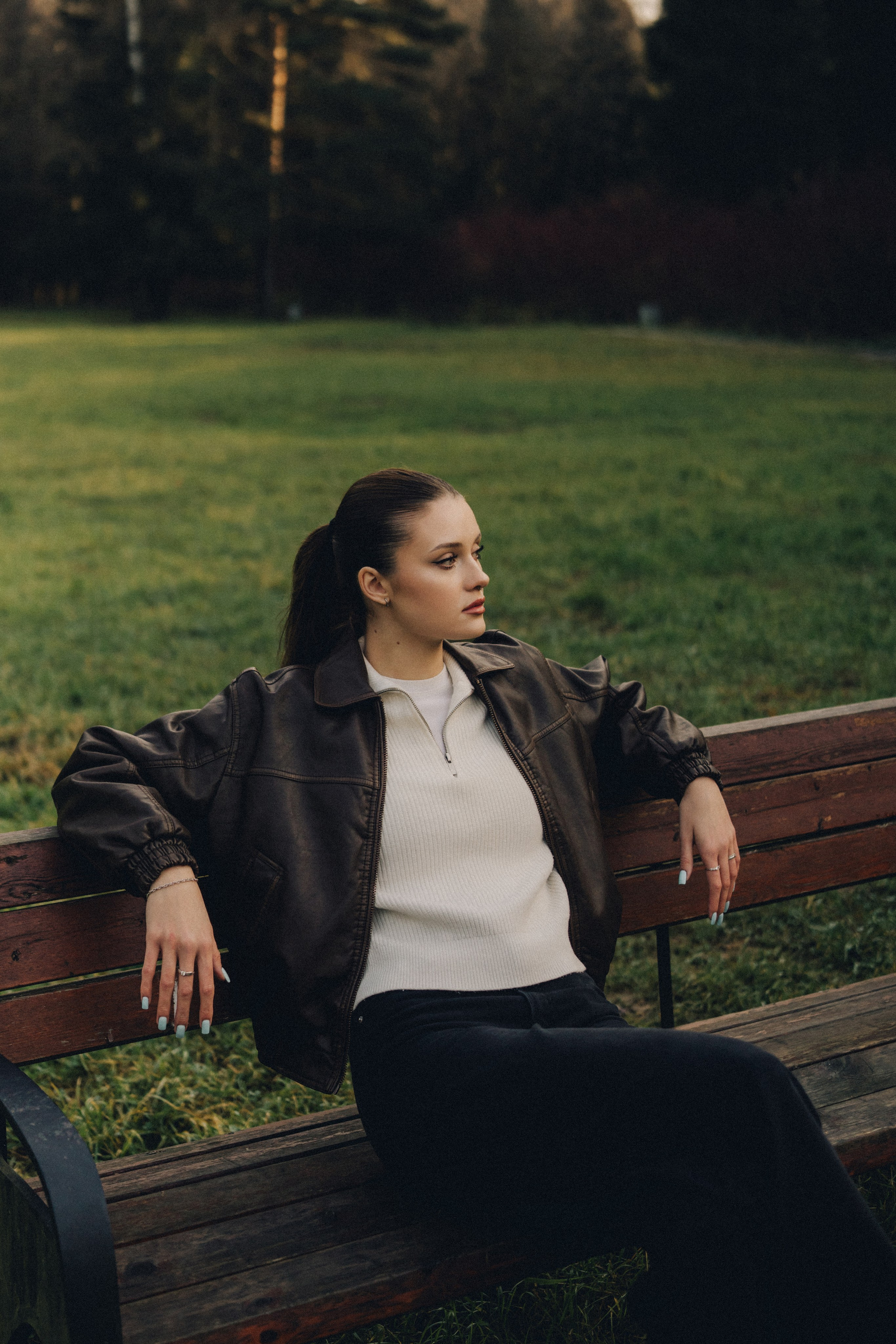 Анастасия | осенняя фотосессия в лесу. Портретный фотограф Москва