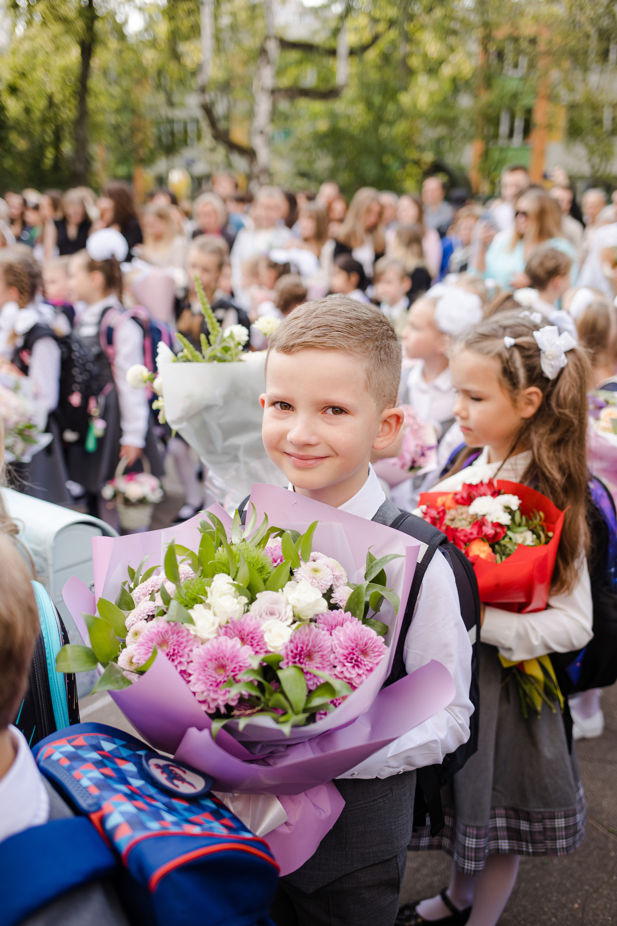 1 раз в первый класс. Семейный и детский фотограф в Москве Кузьмина Мария