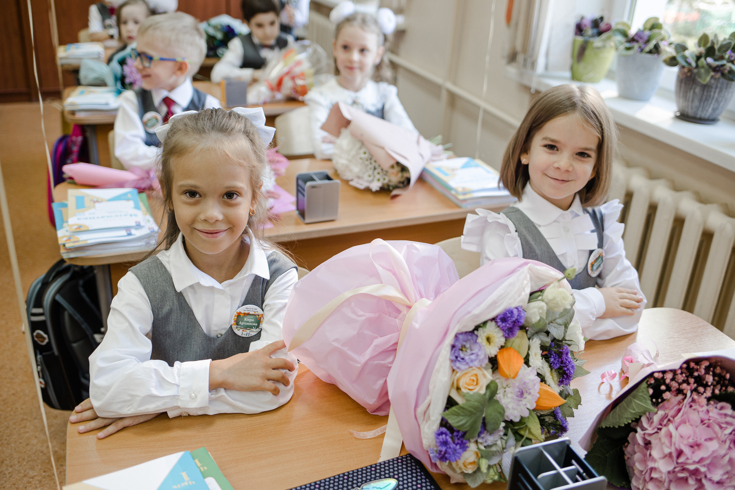 1 раз в первый класс. Семейный и детский фотограф в Москве Кузьмина Мария