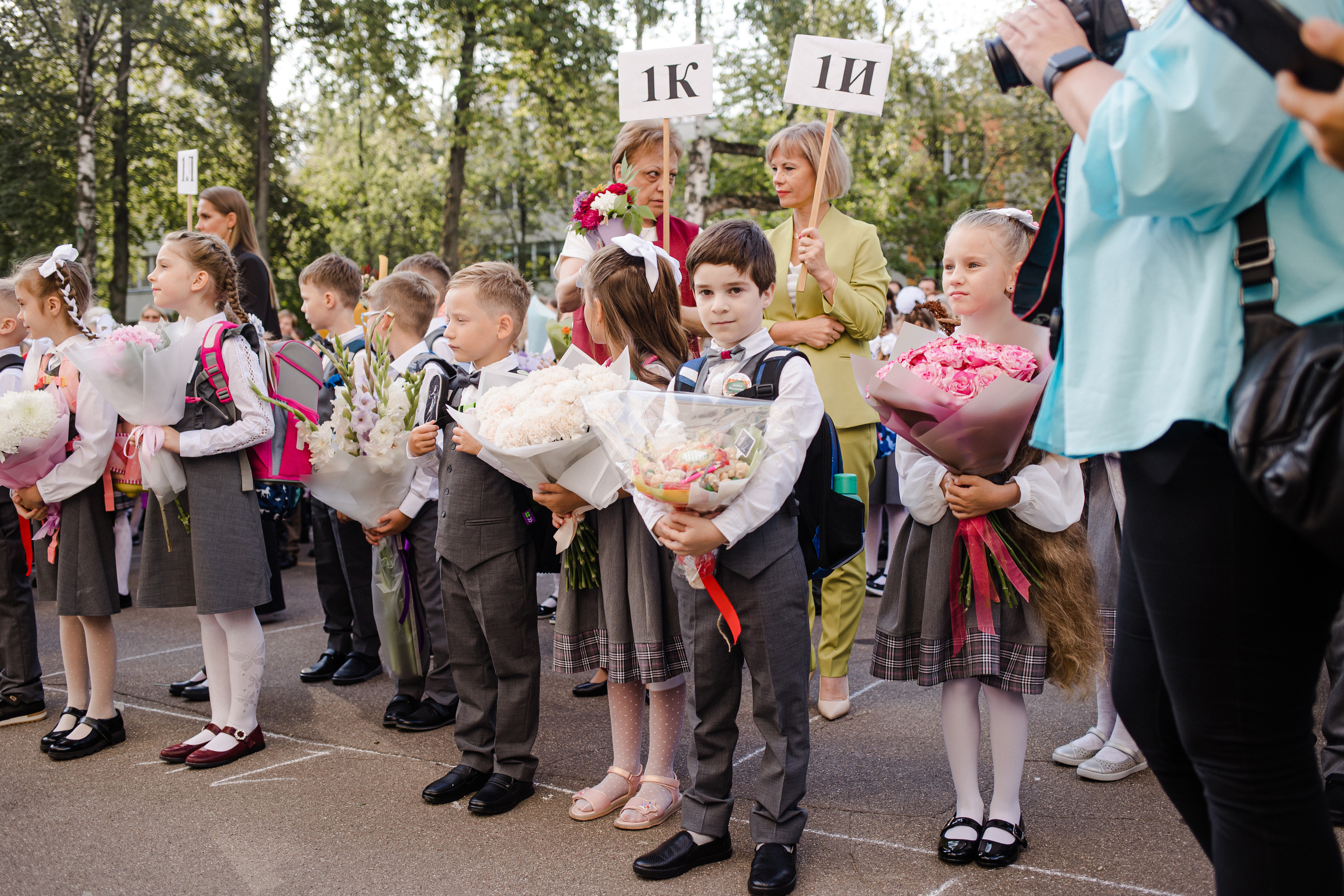 1 раз в первый класс. Семейный и детский фотограф в Москве Кузьмина Мария