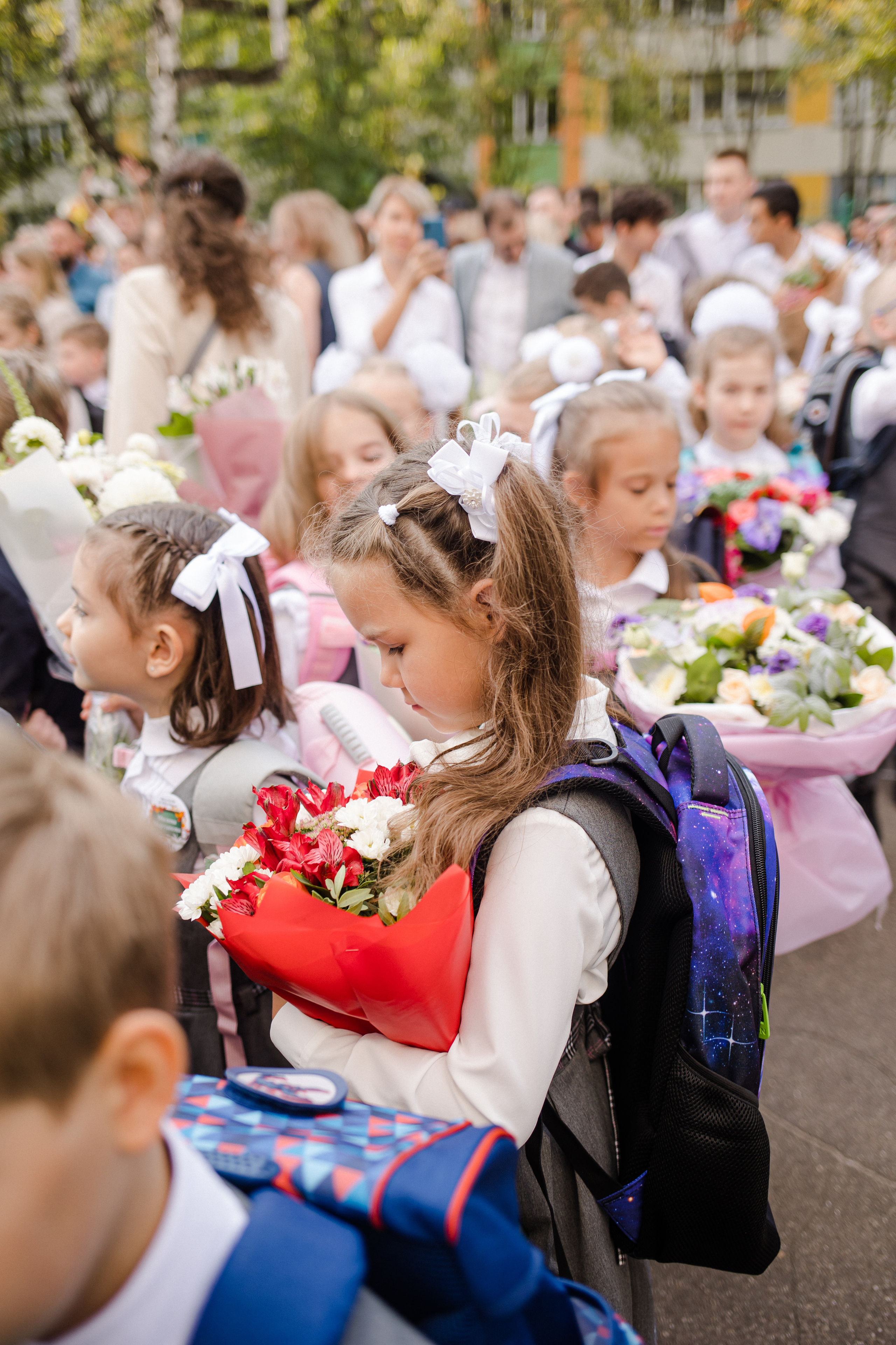 1 раз в первый класс. Семейный и детский фотограф в Москве Кузьмина Мария