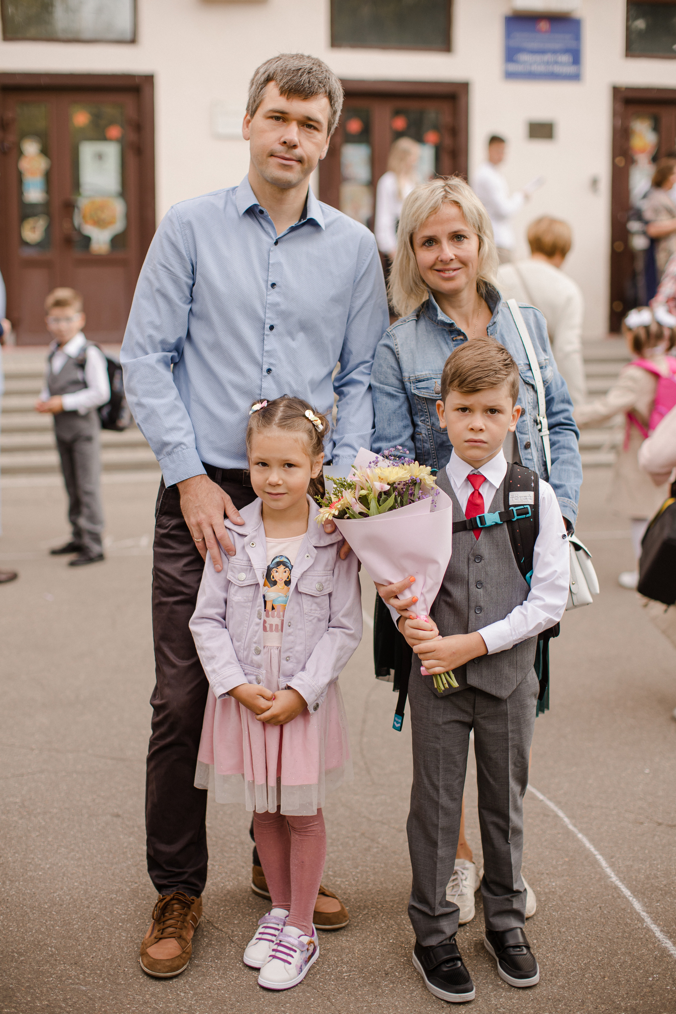 1 раз в первый класс. Семейный и детский фотограф в Москве Кузьмина Мария
