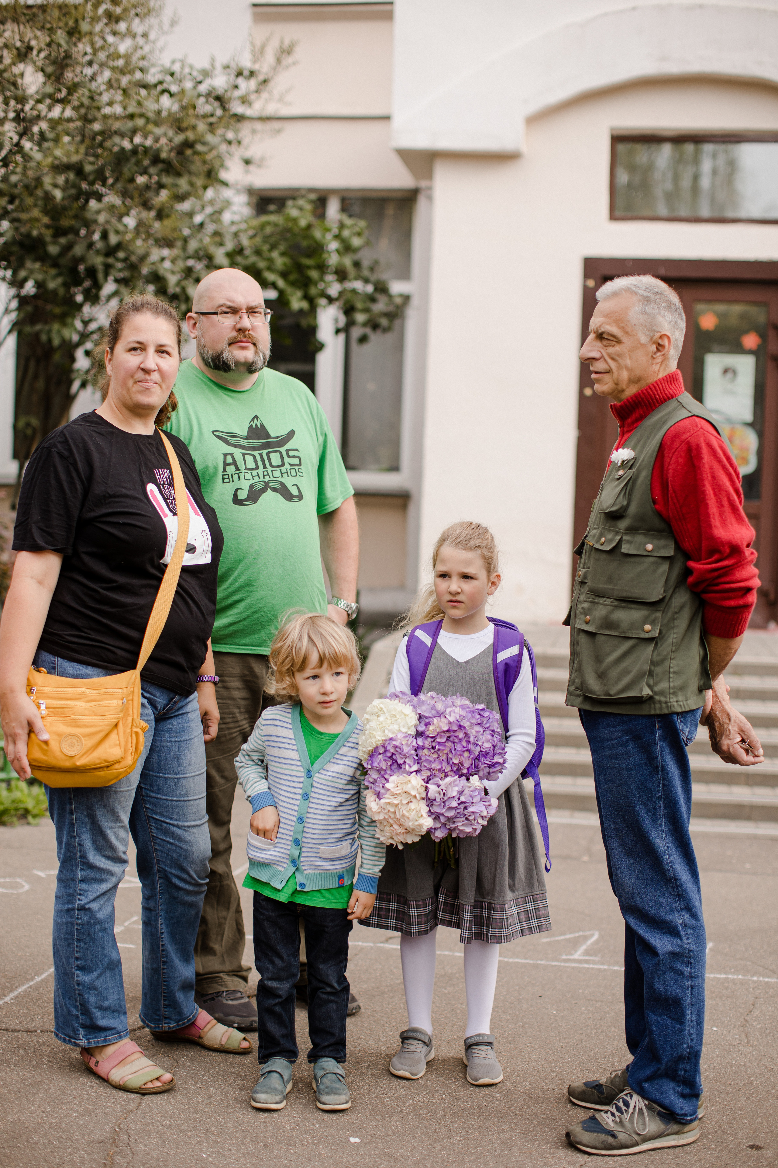 1 раз в первый класс. Семейный и детский фотограф в Москве Кузьмина Мария