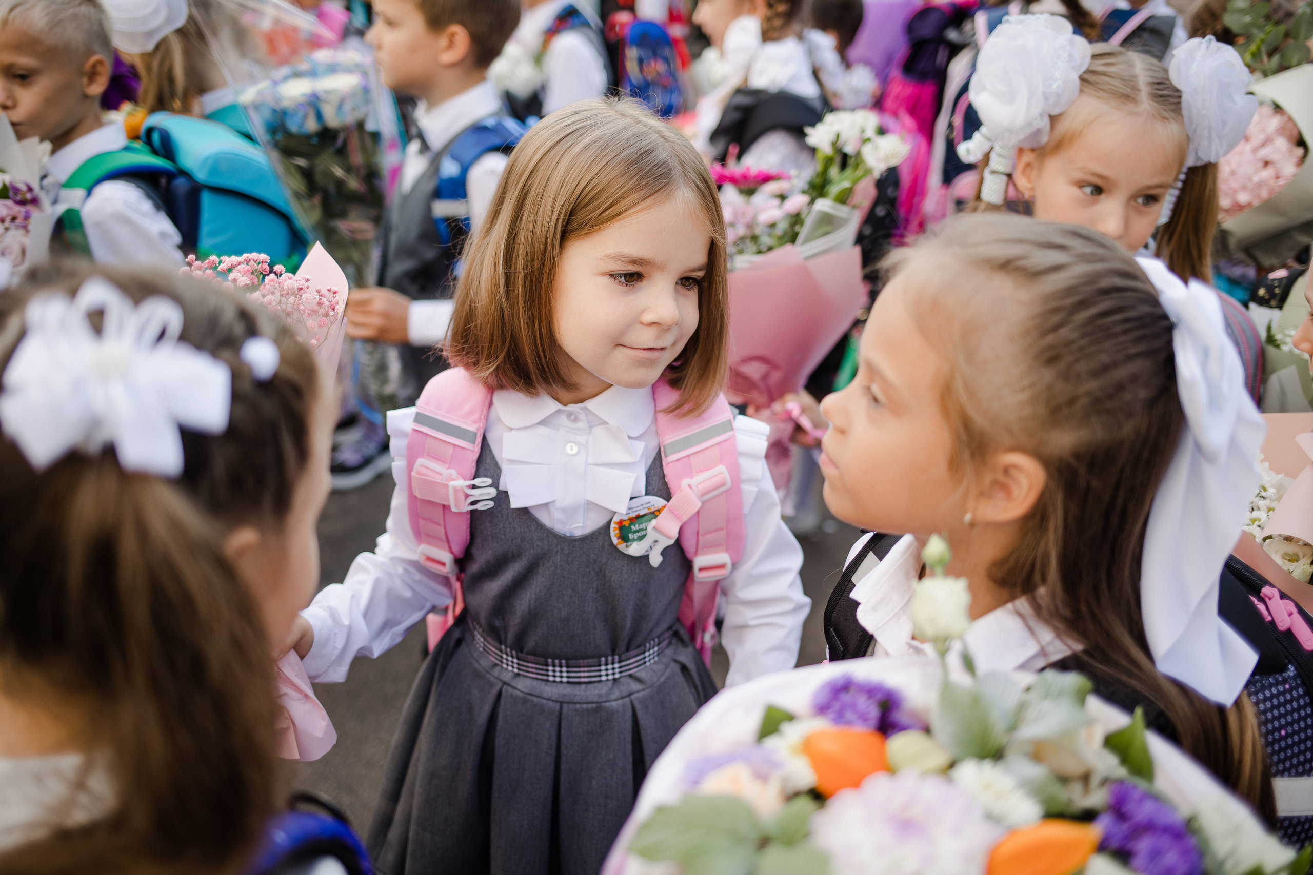 1 раз в первый класс. Семейный и детский фотограф в Москве Кузьмина Мария