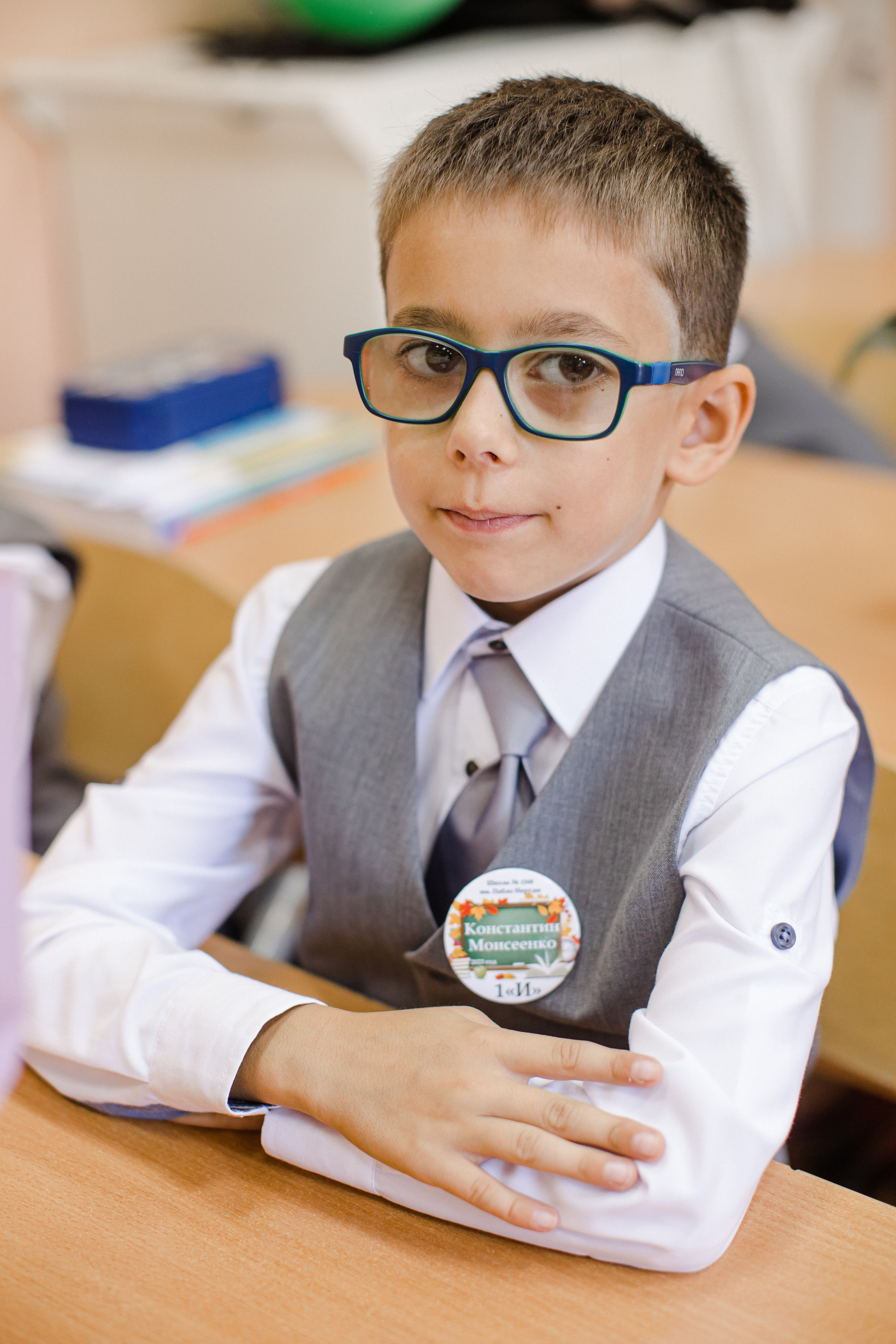 1 раз в первый класс. Семейный и детский фотограф в Москве Кузьмина Мария