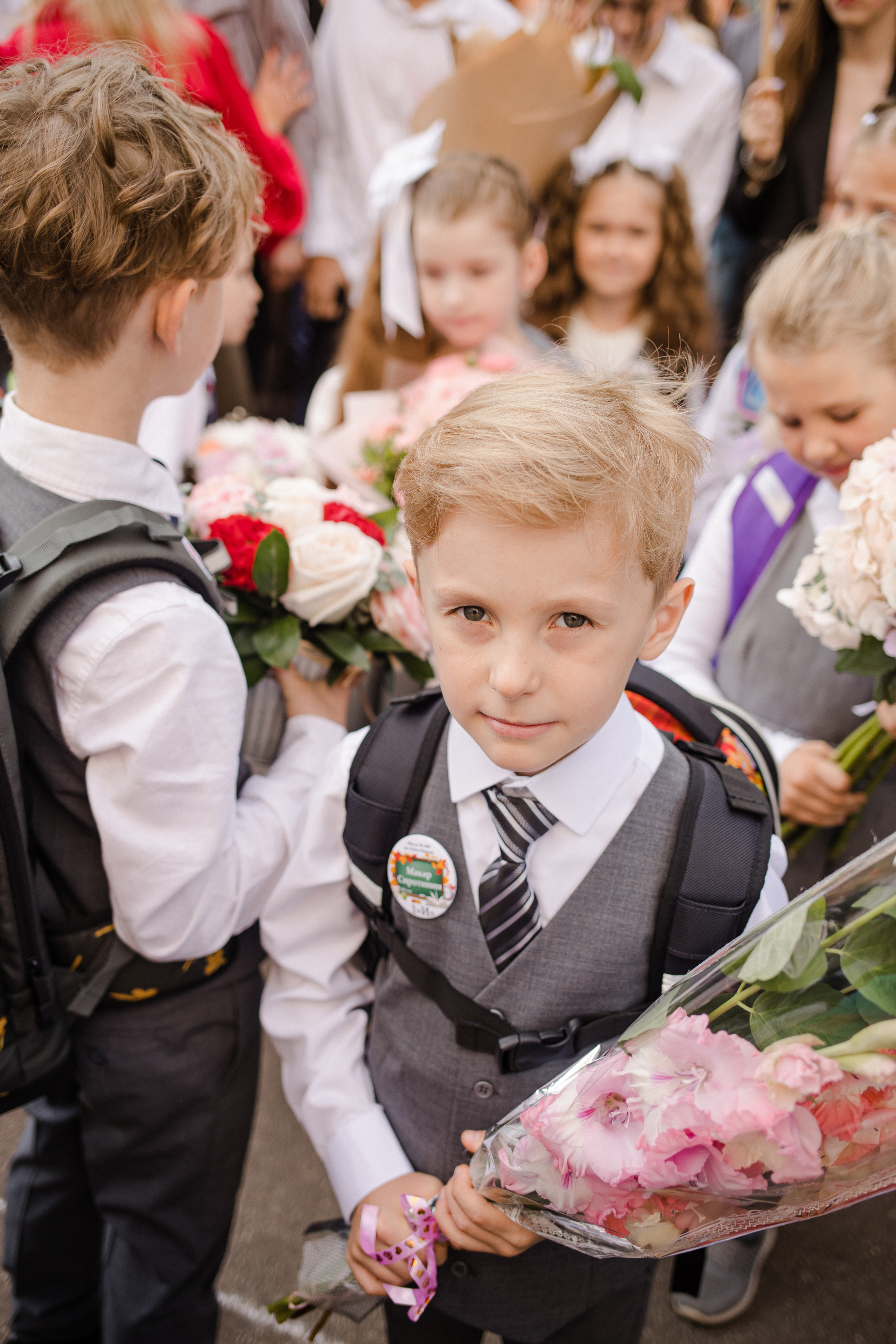 1 раз в первый класс. Семейный и детский фотограф в Москве Кузьмина Мария