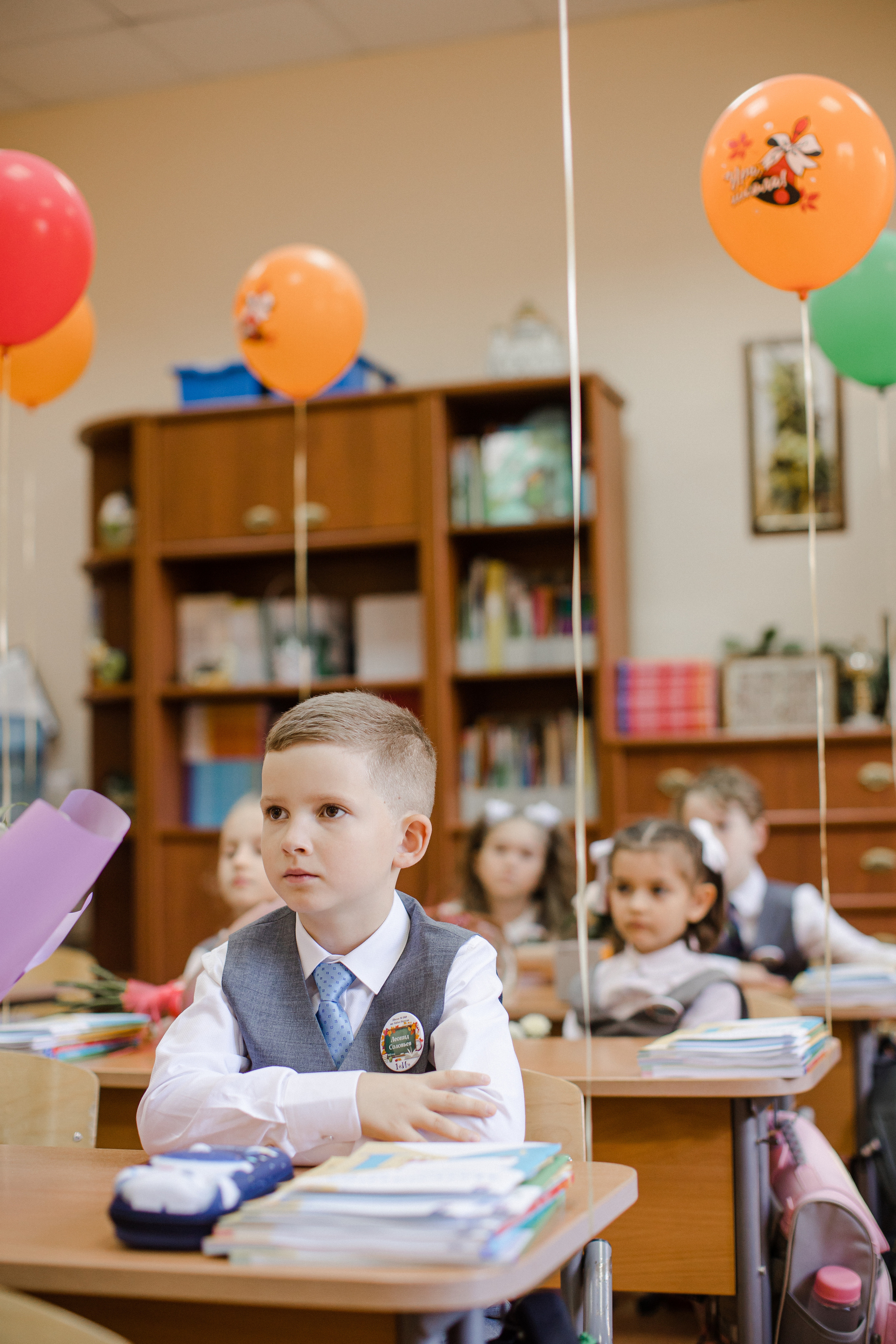 1 раз в первый класс. Семейный и детский фотограф в Москве Кузьмина Мария