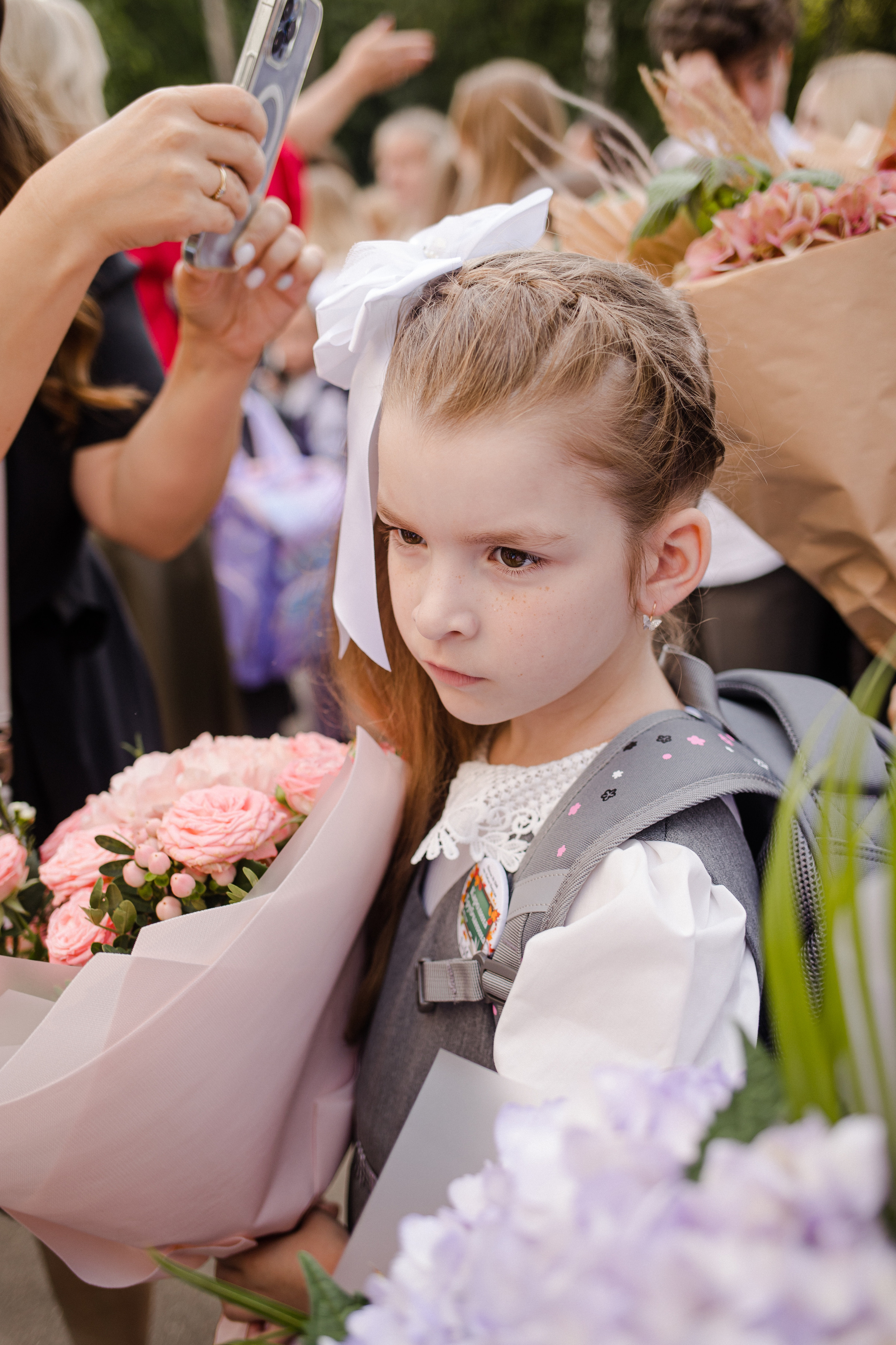 1 раз в первый класс. Семейный и детский фотограф в Москве Кузьмина Мария
