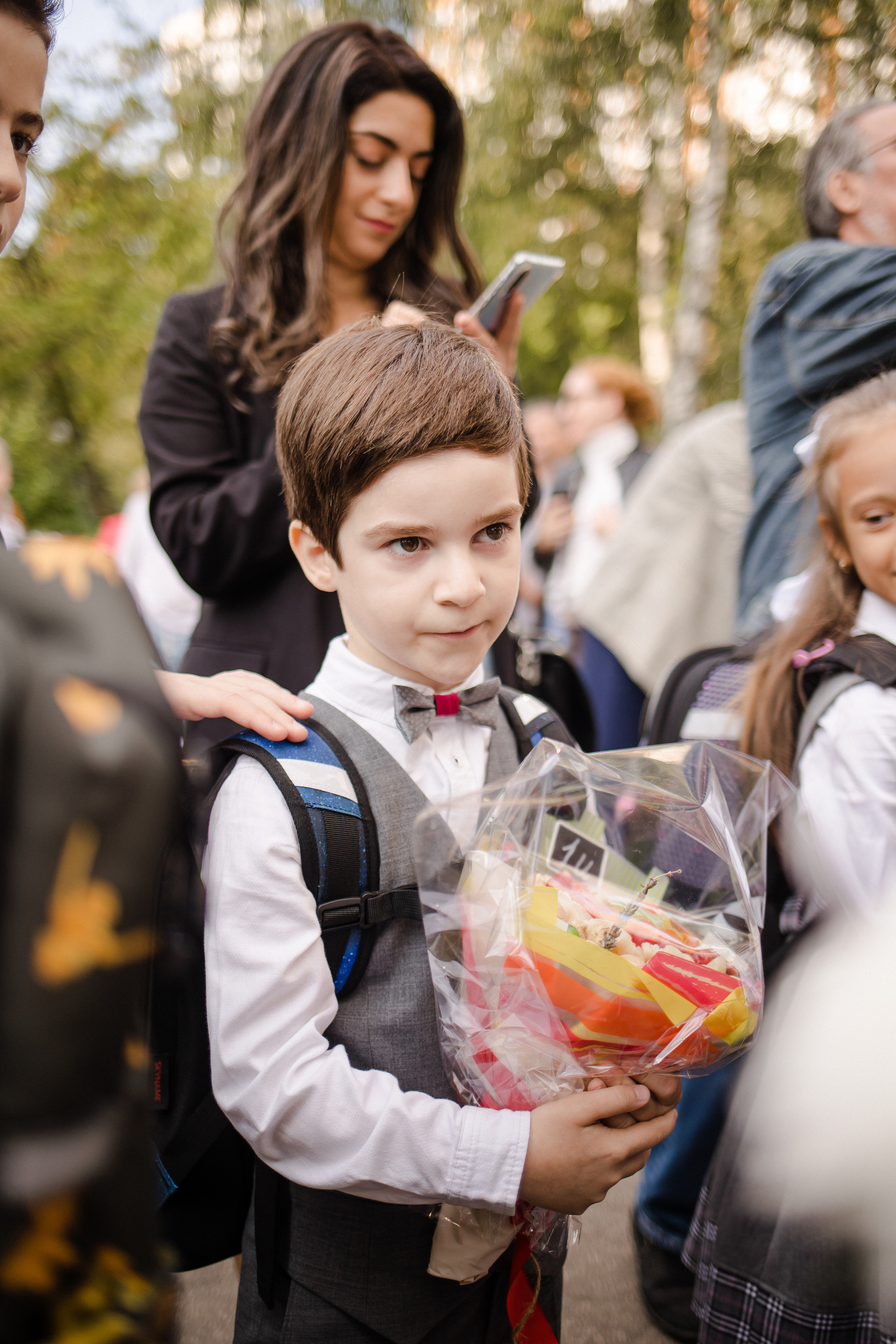 1 раз в первый класс. Семейный и детский фотограф в Москве Кузьмина Мария