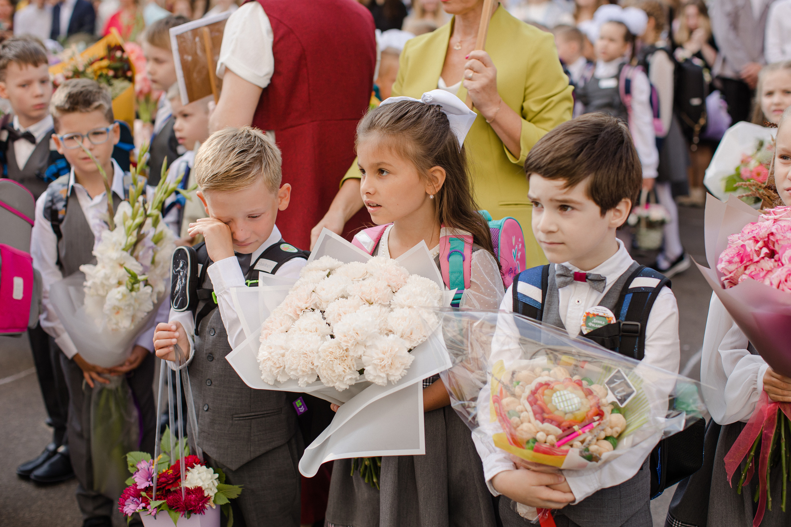 1 раз в первый класс. Семейный и детский фотограф в Москве Кузьмина Мария