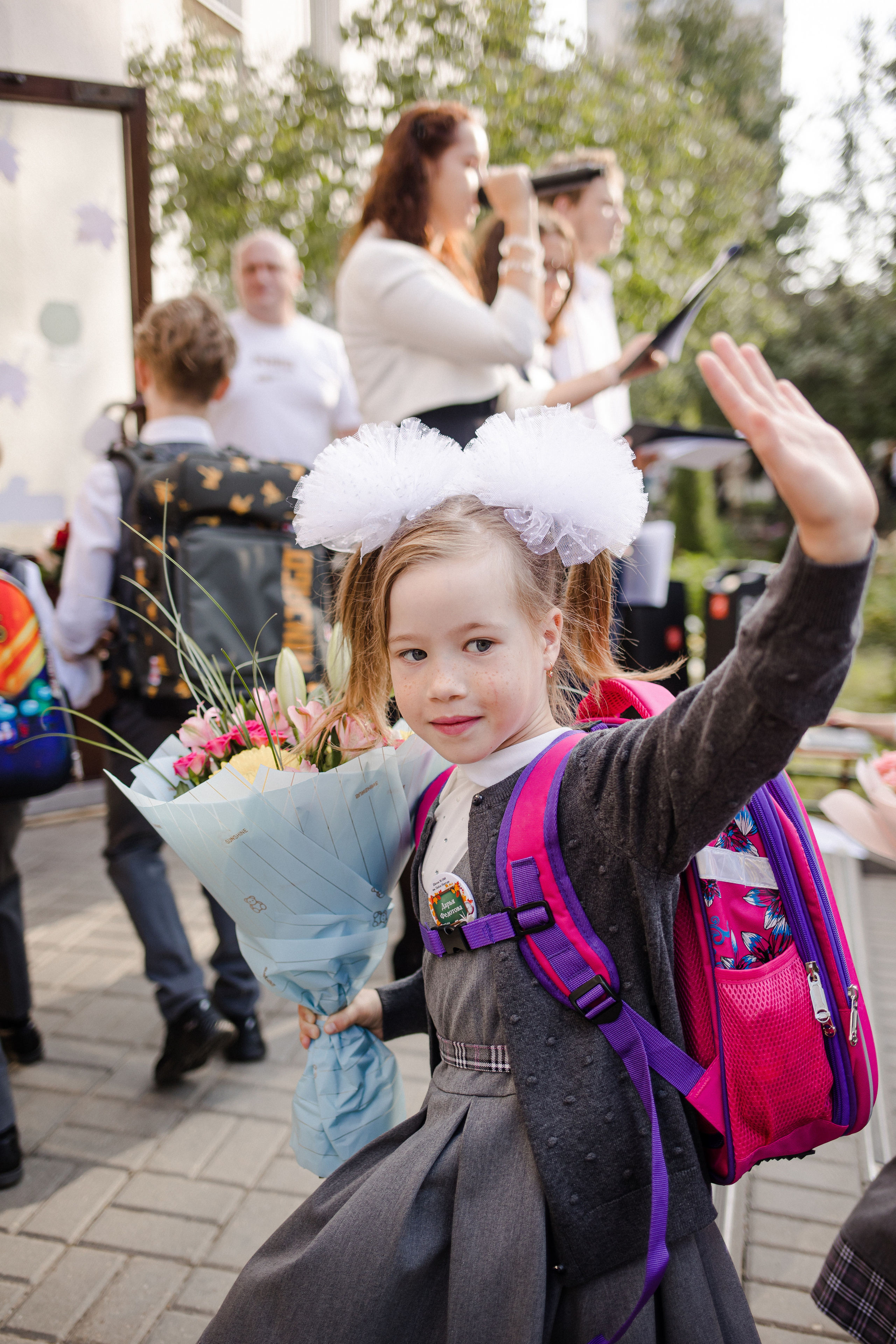 1 раз в первый класс. Семейный и детский фотограф в Москве Кузьмина Мария