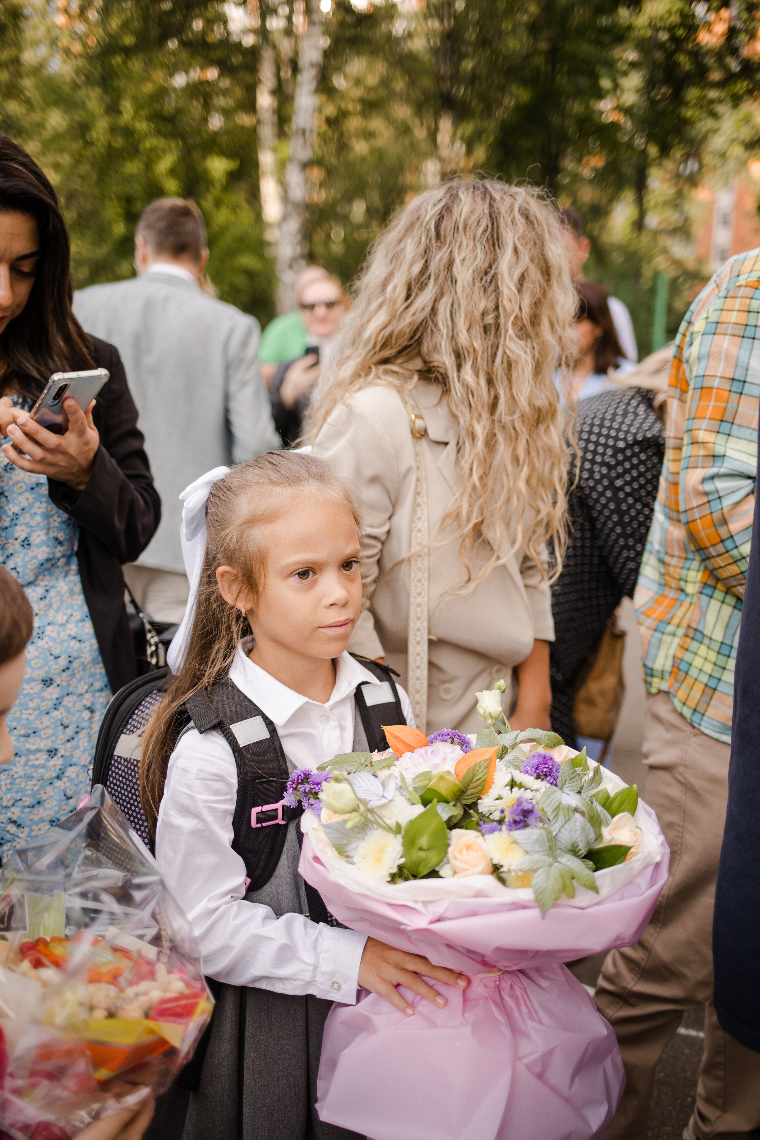1 раз в первый класс. Семейный и детский фотограф в Москве Кузьмина Мария
