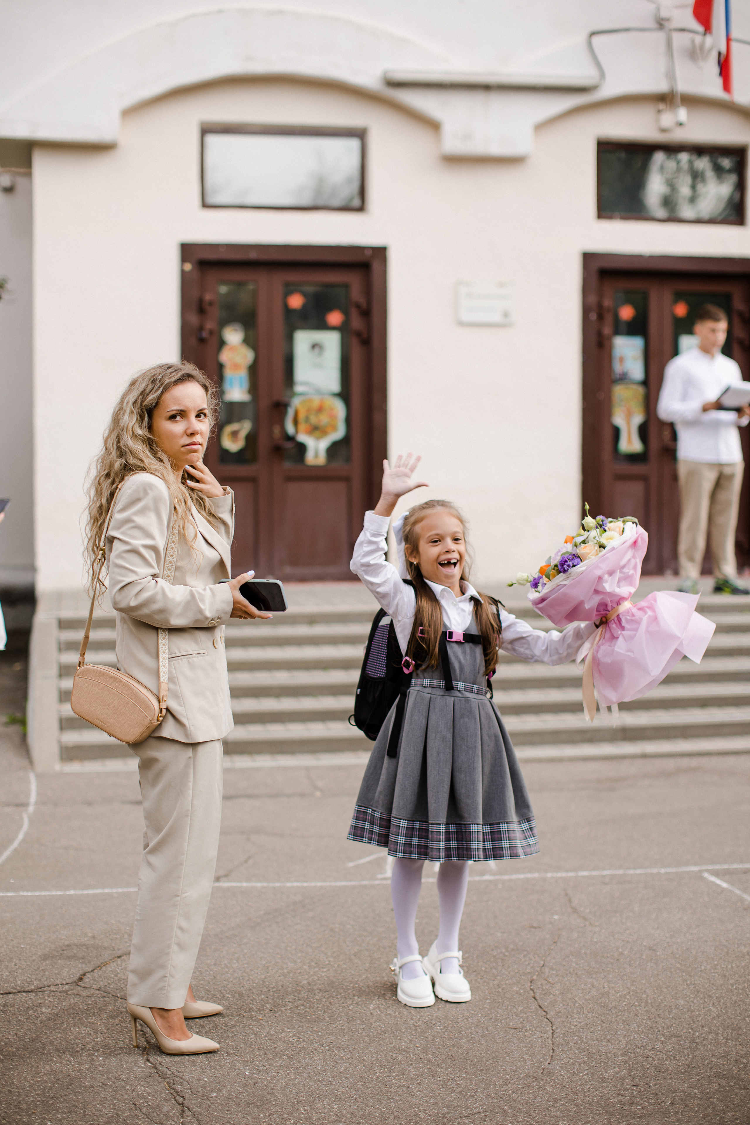 1 раз в первый класс. Семейный и детский фотограф в Москве Кузьмина Мария