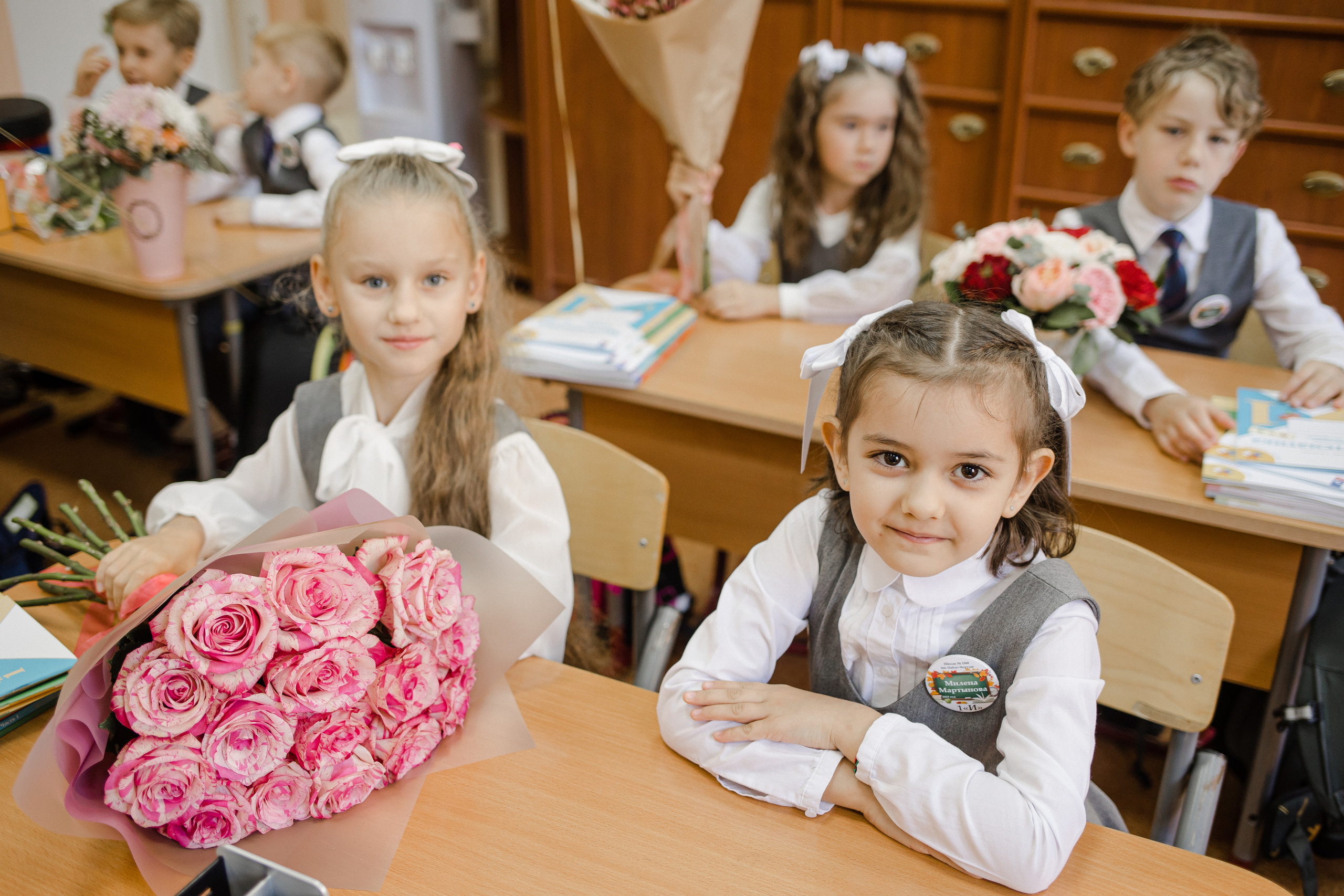 1 раз в первый класс. Семейный и детский фотограф в Москве Кузьмина Мария