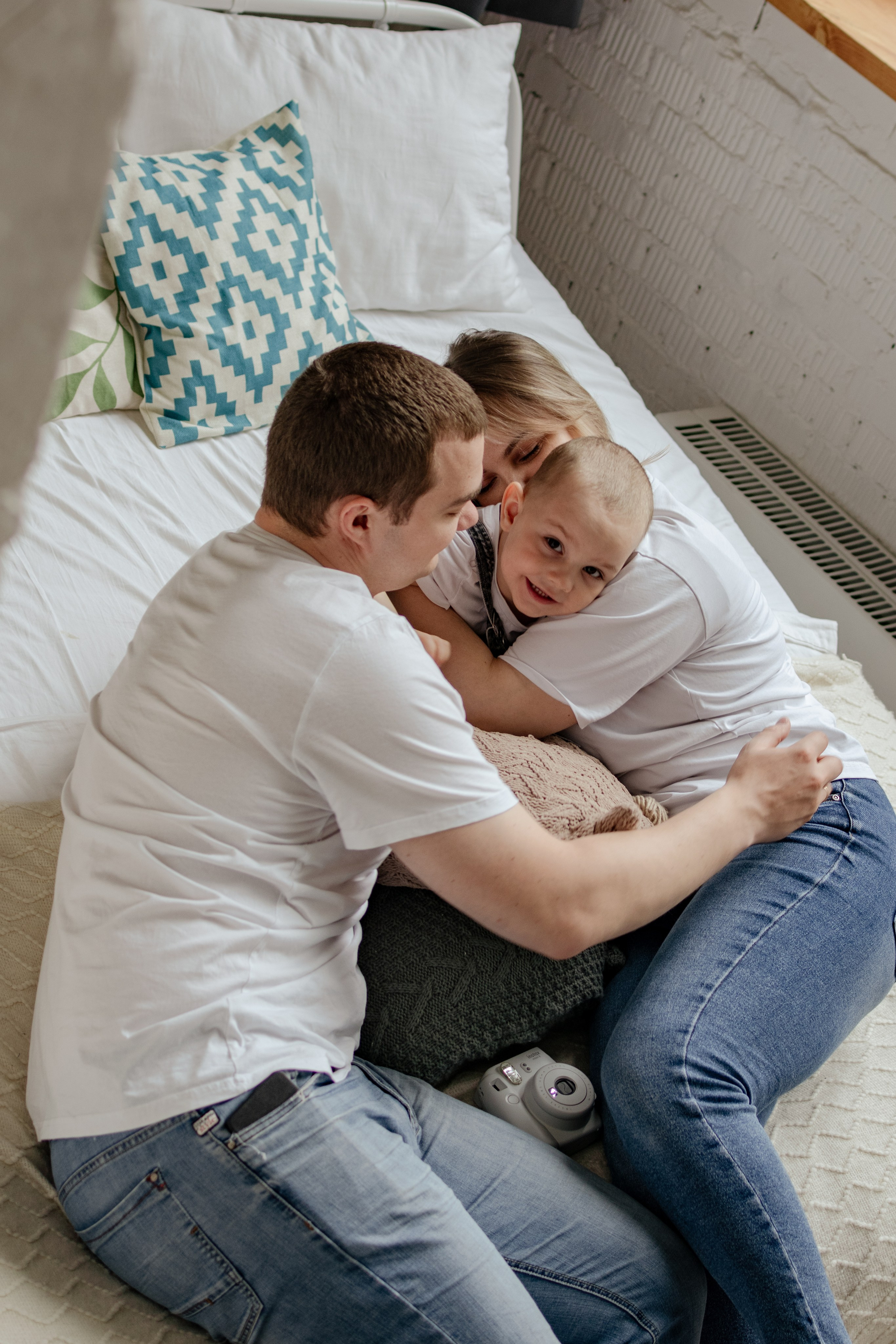 Алексей, Ольга и Дениска. Портретный фотограф в Москве Ольга Чечерина