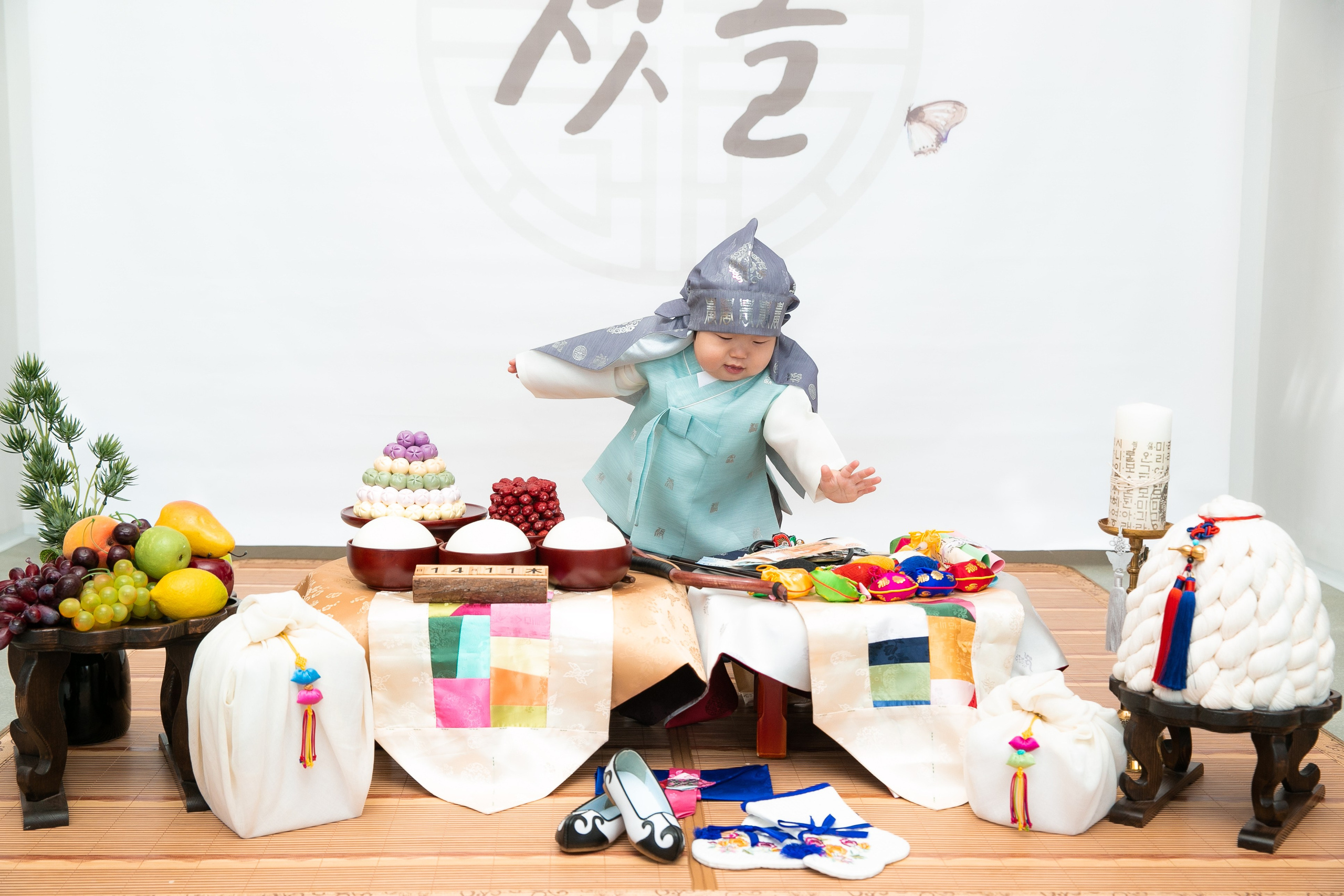 첫돌 Утренняя церемония (малыши). «Инбок» Фото студия