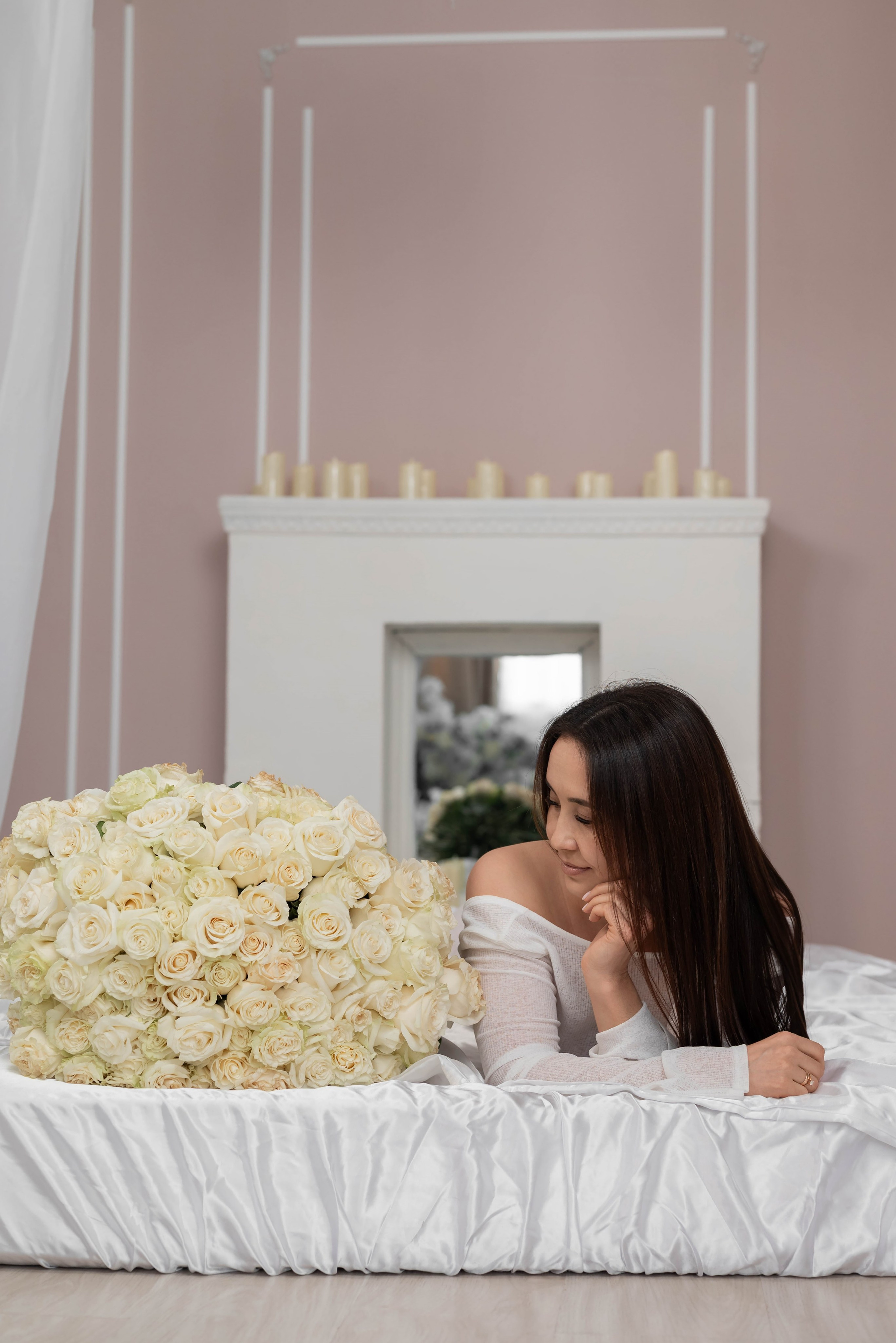 Фотопроект 101 белая роза 2026 год. Фотограф в городе Салават