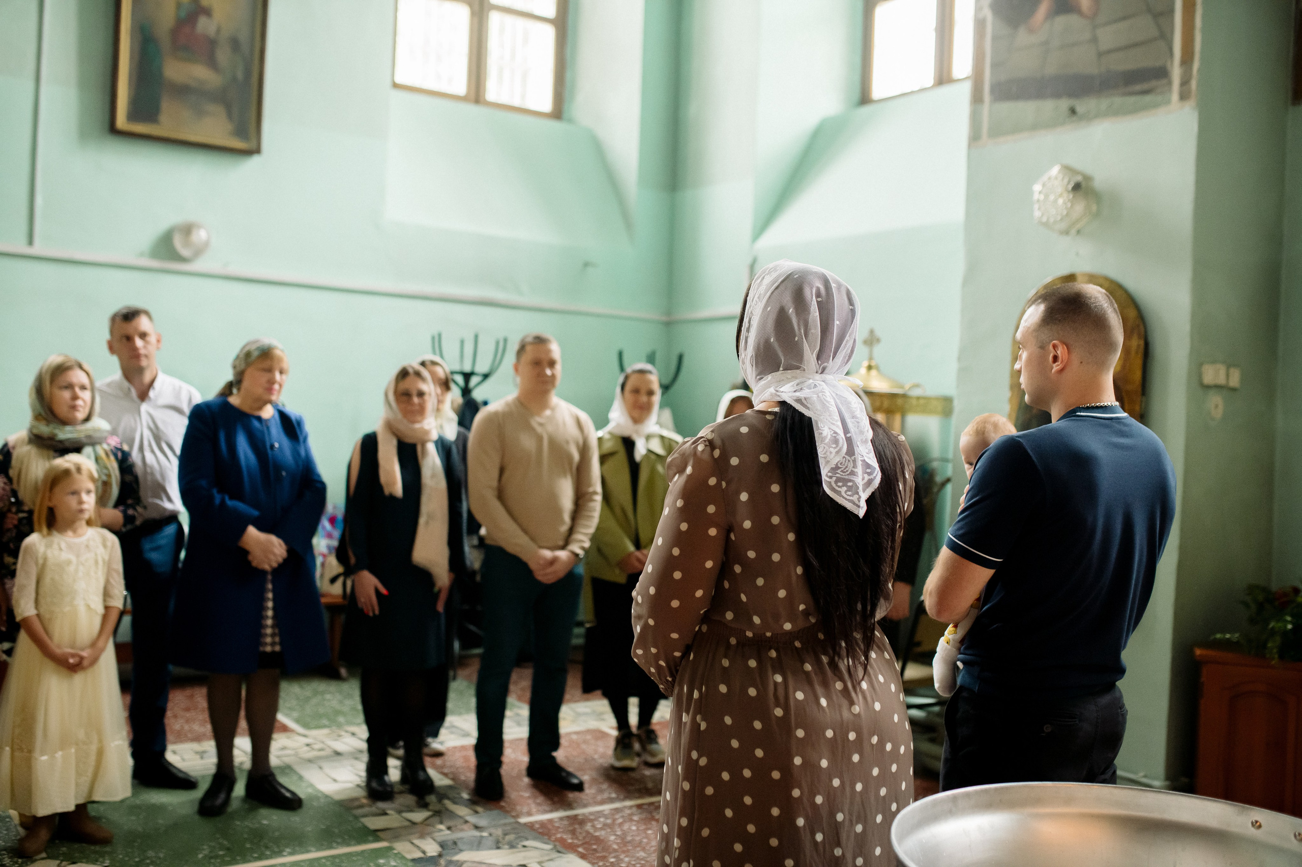 Крещение Агаты. Фотограф Мария Стрелкова