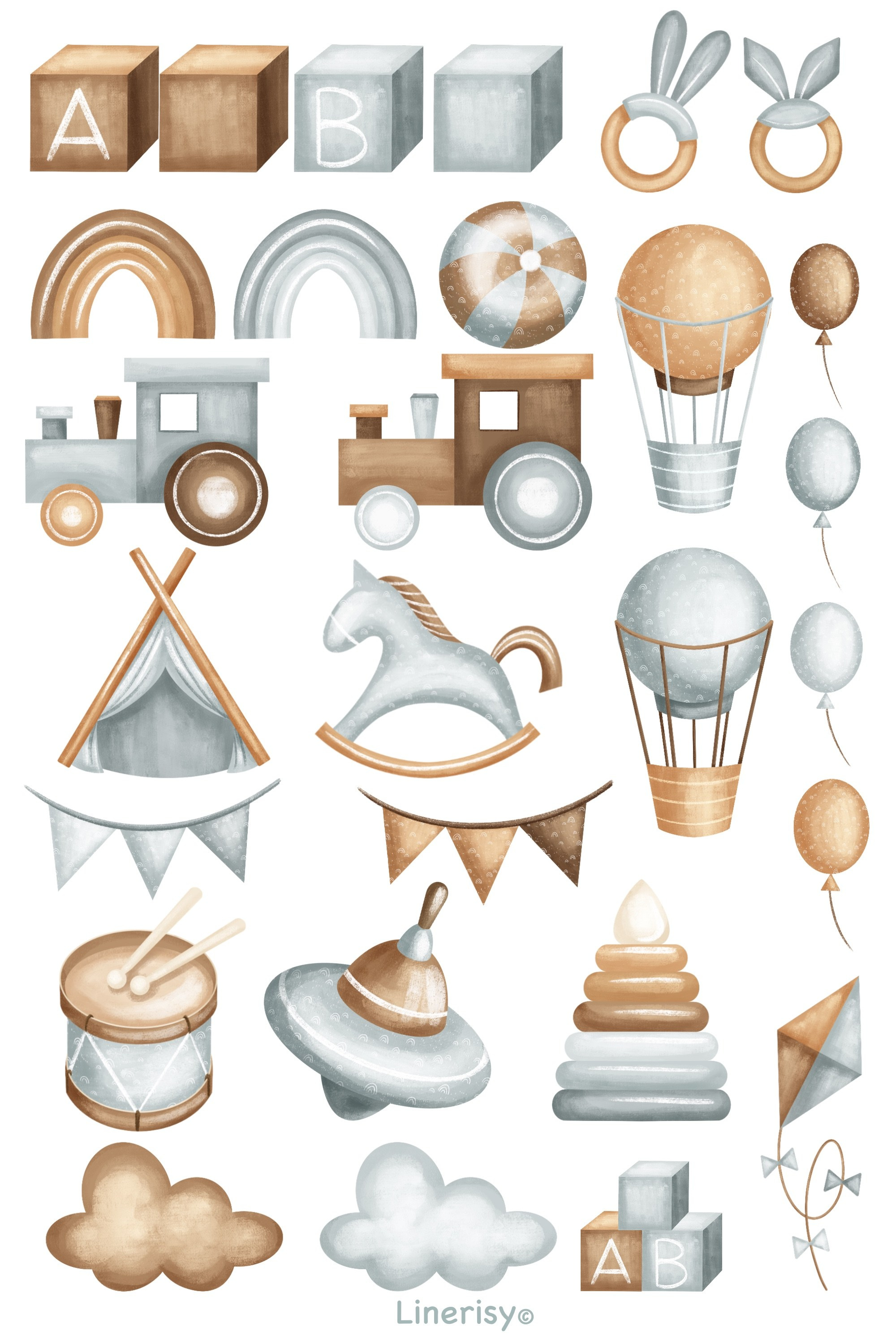 Коллекция «Малыш». Художник-иллюстратор Евгения Бекренёва