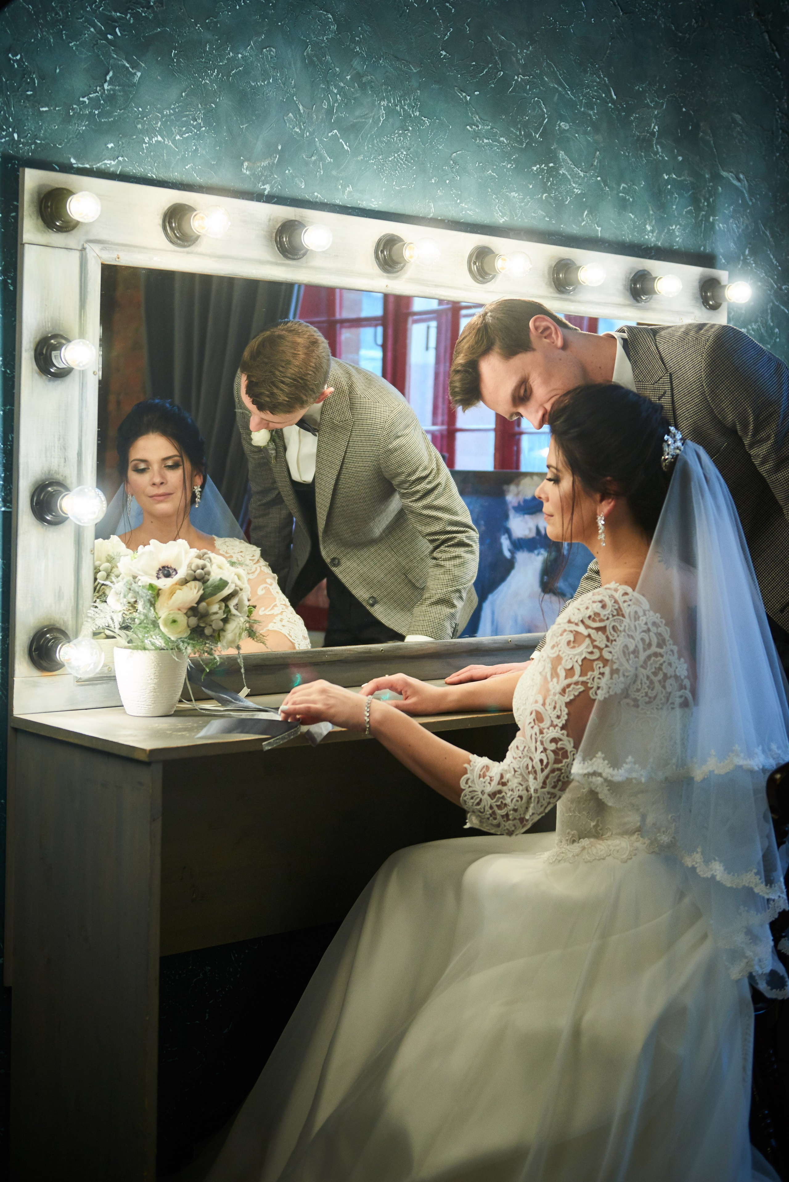 Наталия и Дмитрий (фотосессия в студии). Портретный, семейный и свадебный фотограф в Санкт-Петербурге и в Пушкине Ширяев Денис