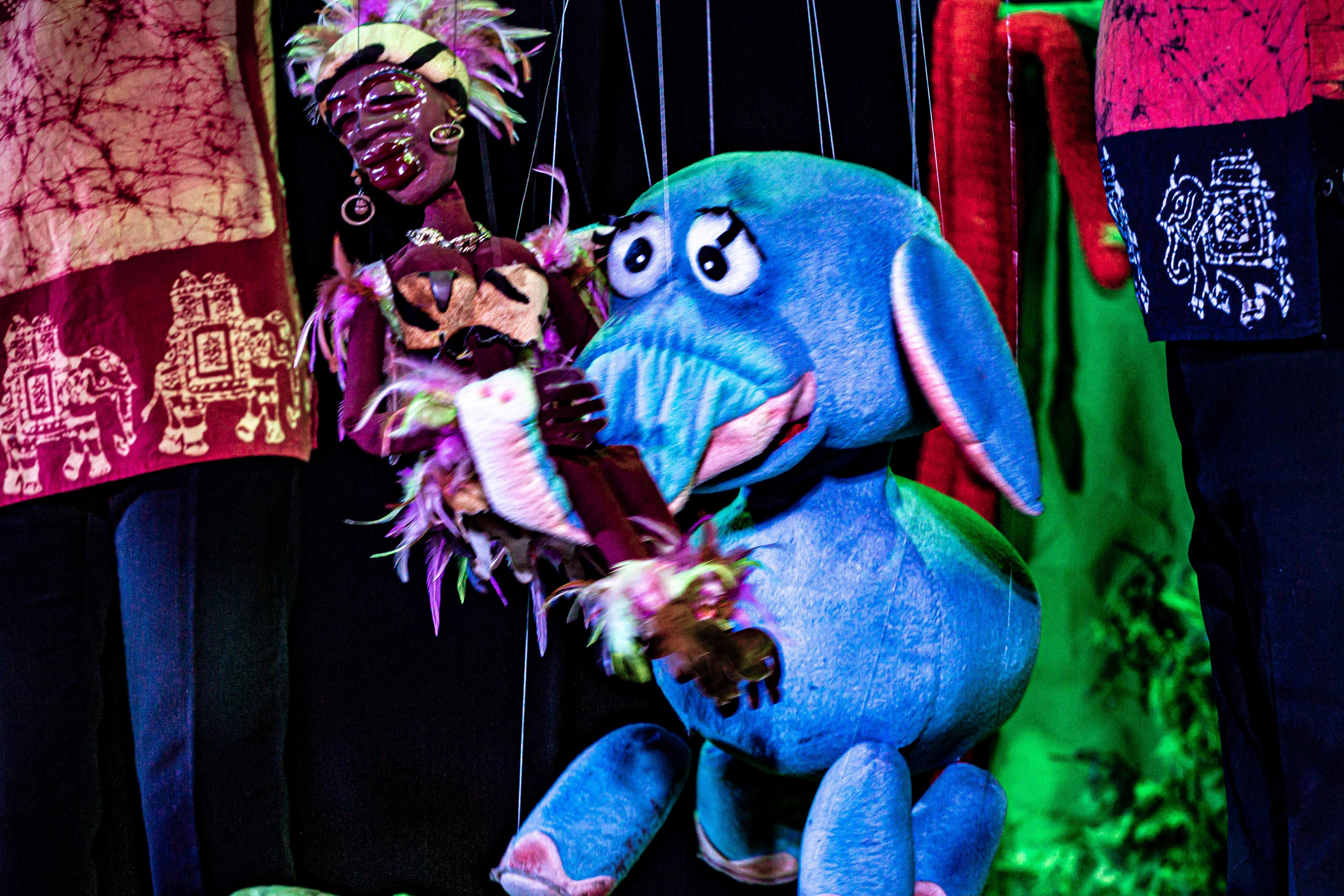 Любопытный слоненок спектакль театра Саквояж. Фотограф в Сочи Юрий Шептаев