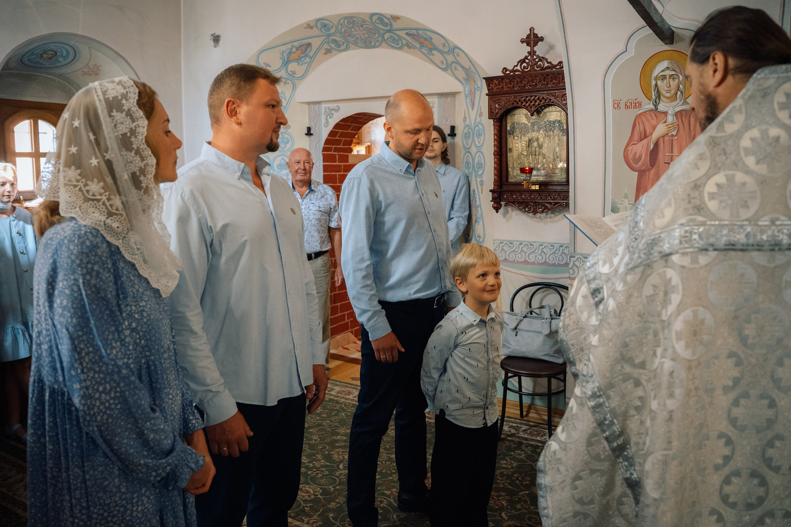 Крещение Марка. Фотограф Казакова Анастасия